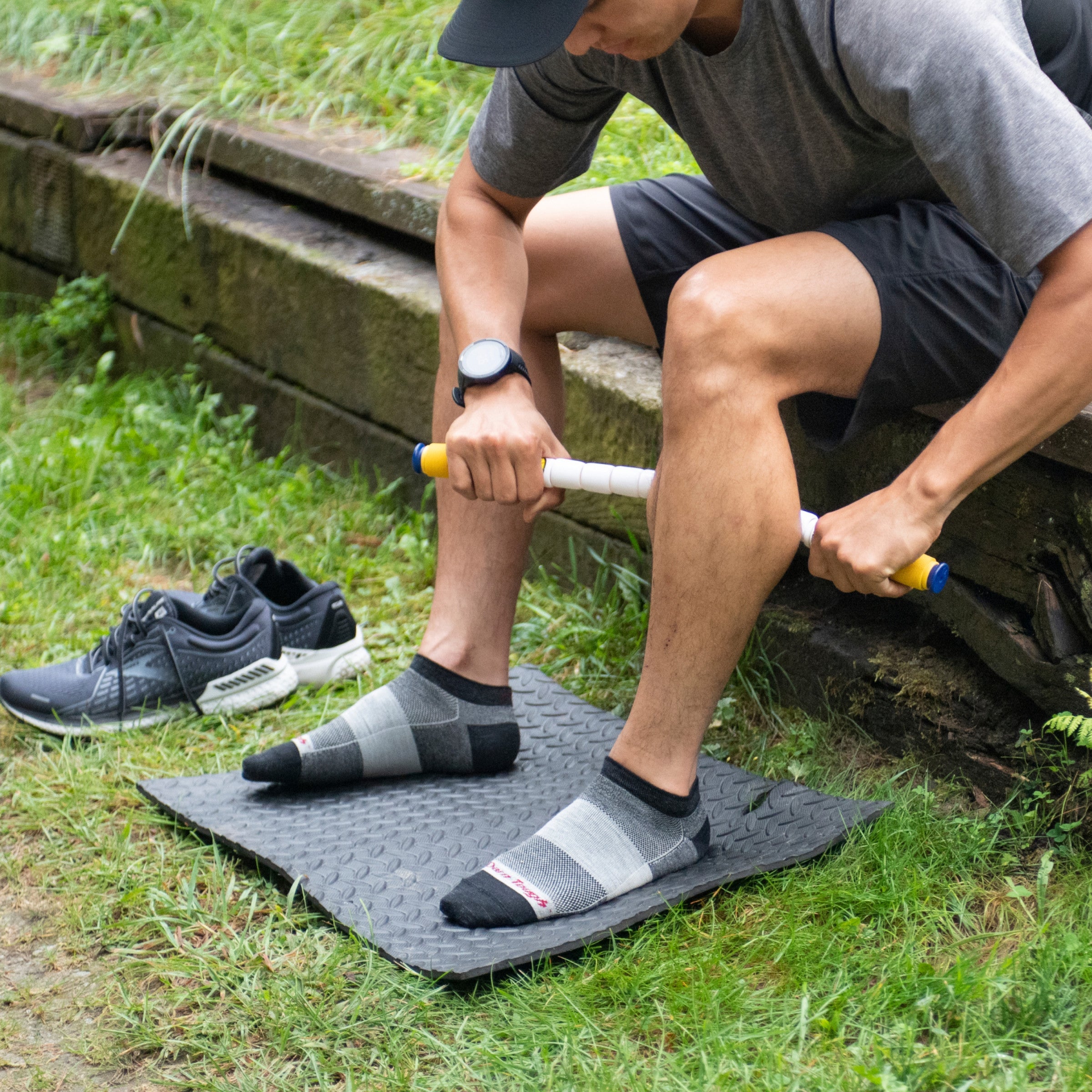 Men's 1437 No Show Lightweight Running Socks