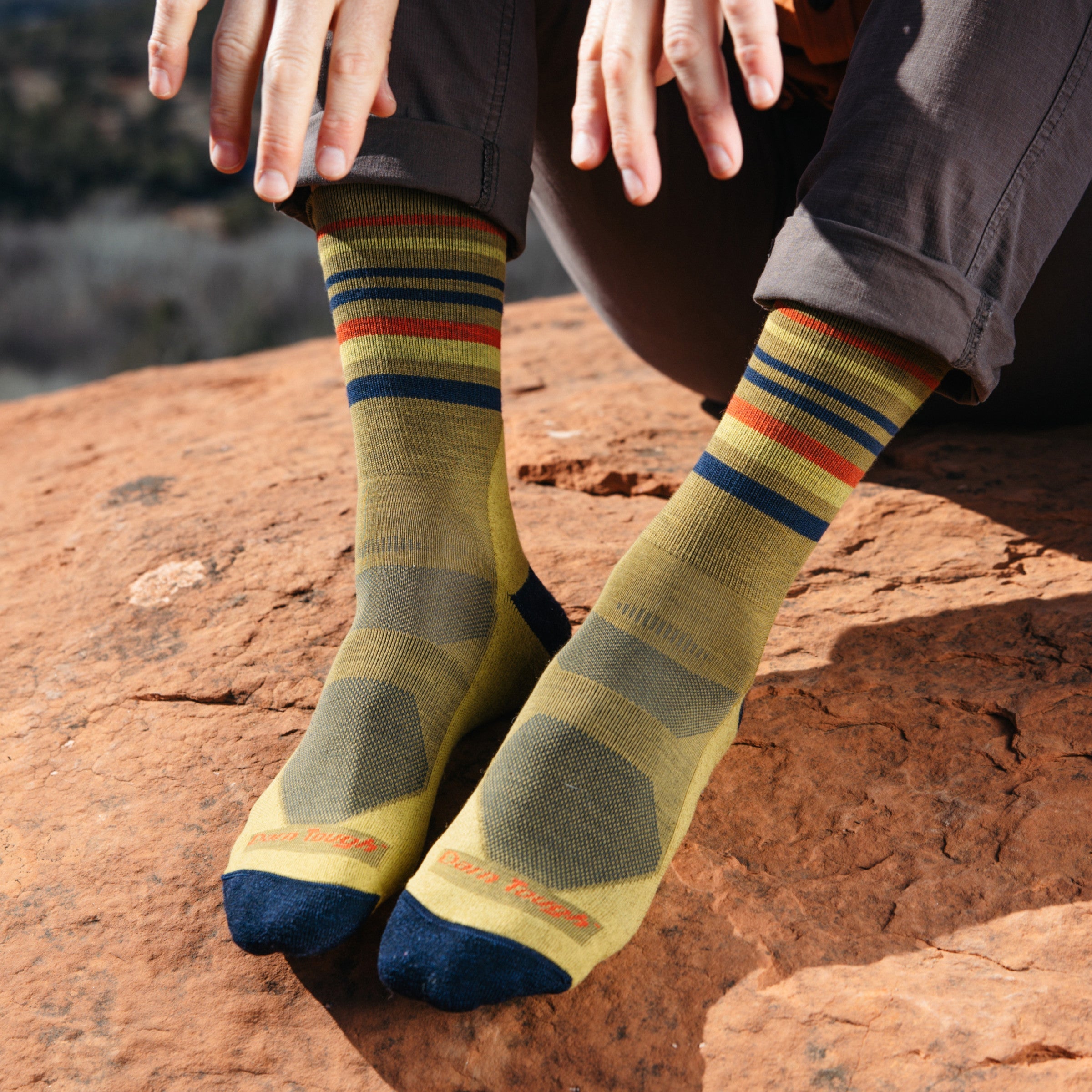 Men's Fastpack Micro Crew Lightweight Hiking Socks