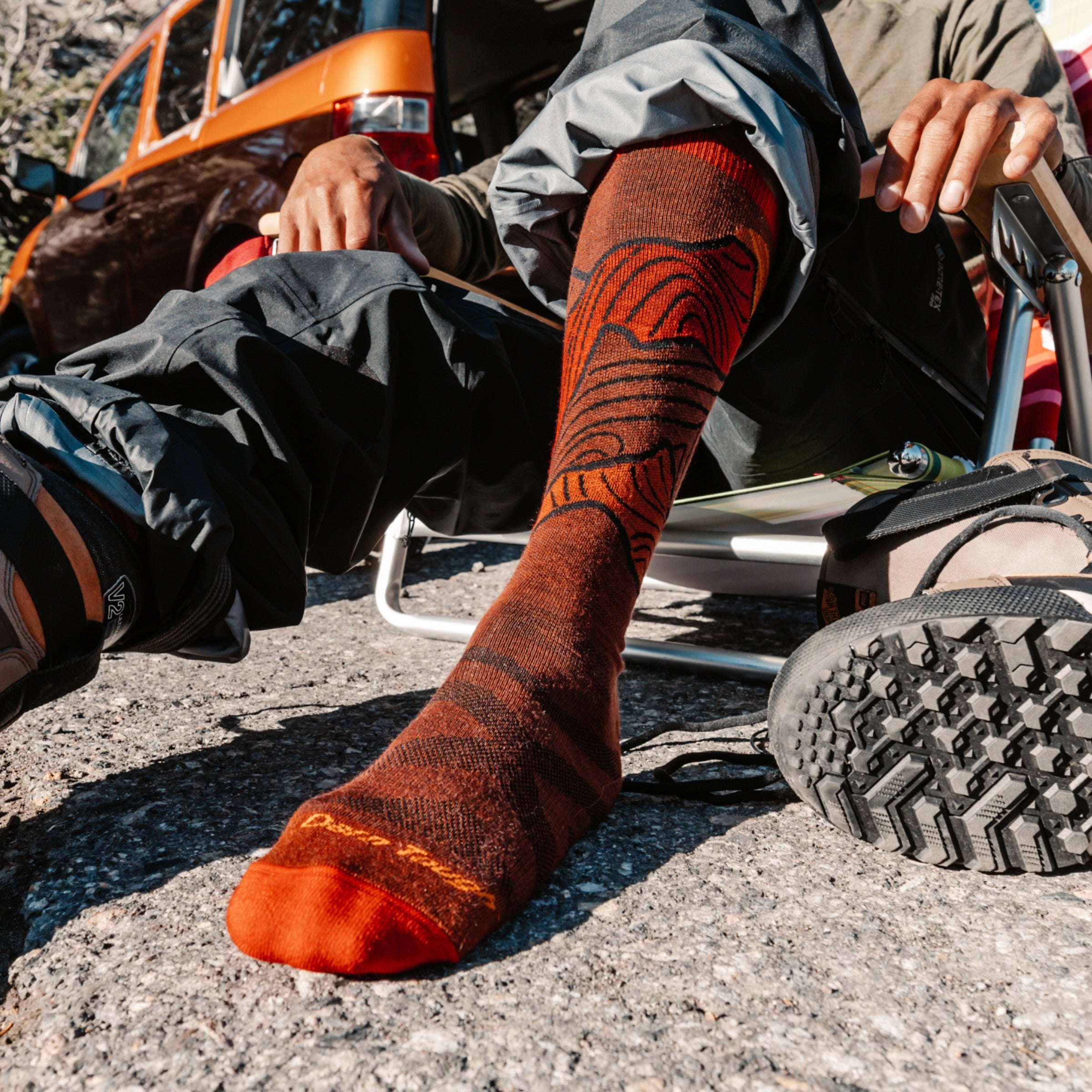 Men's Titan Over-the-Calf  Lightweight Ski & Snowboard Sock-Last Chance