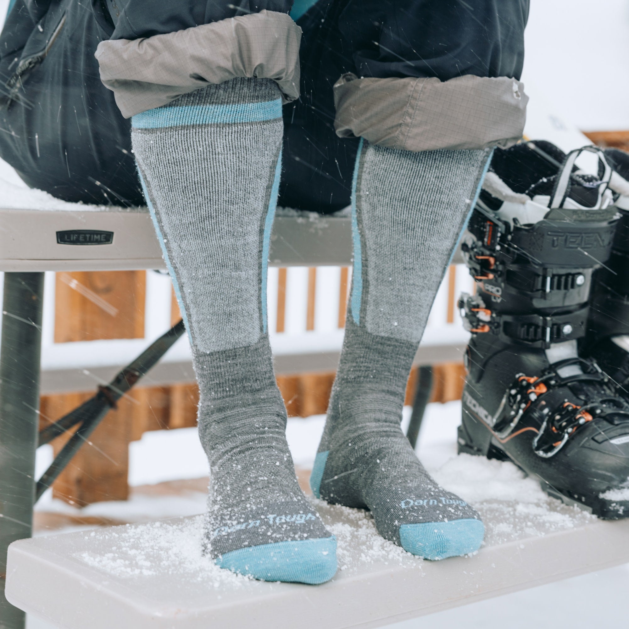 Women's Edge Over-the-Calf Midweight Ski & Snowboard Socks