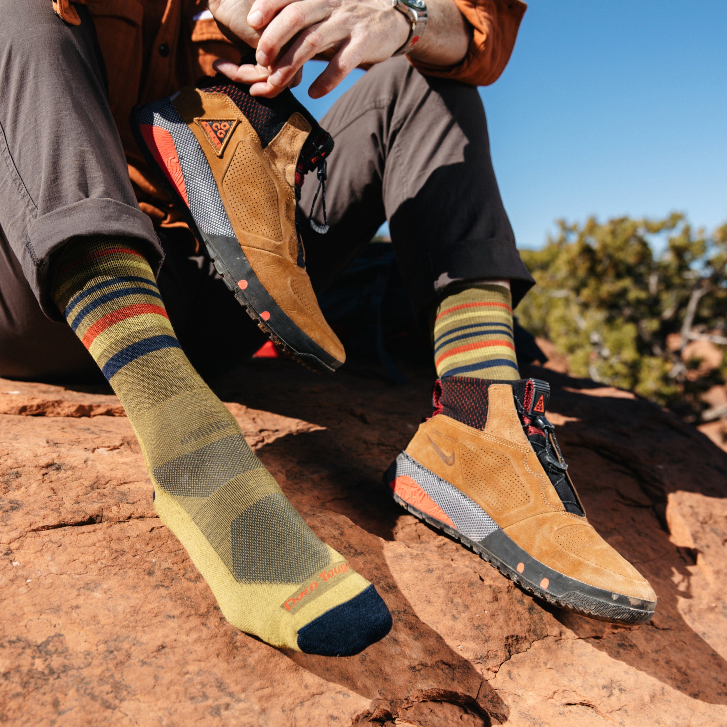 Men's Fastpack Micro Crew Lightweight Hiking Socks