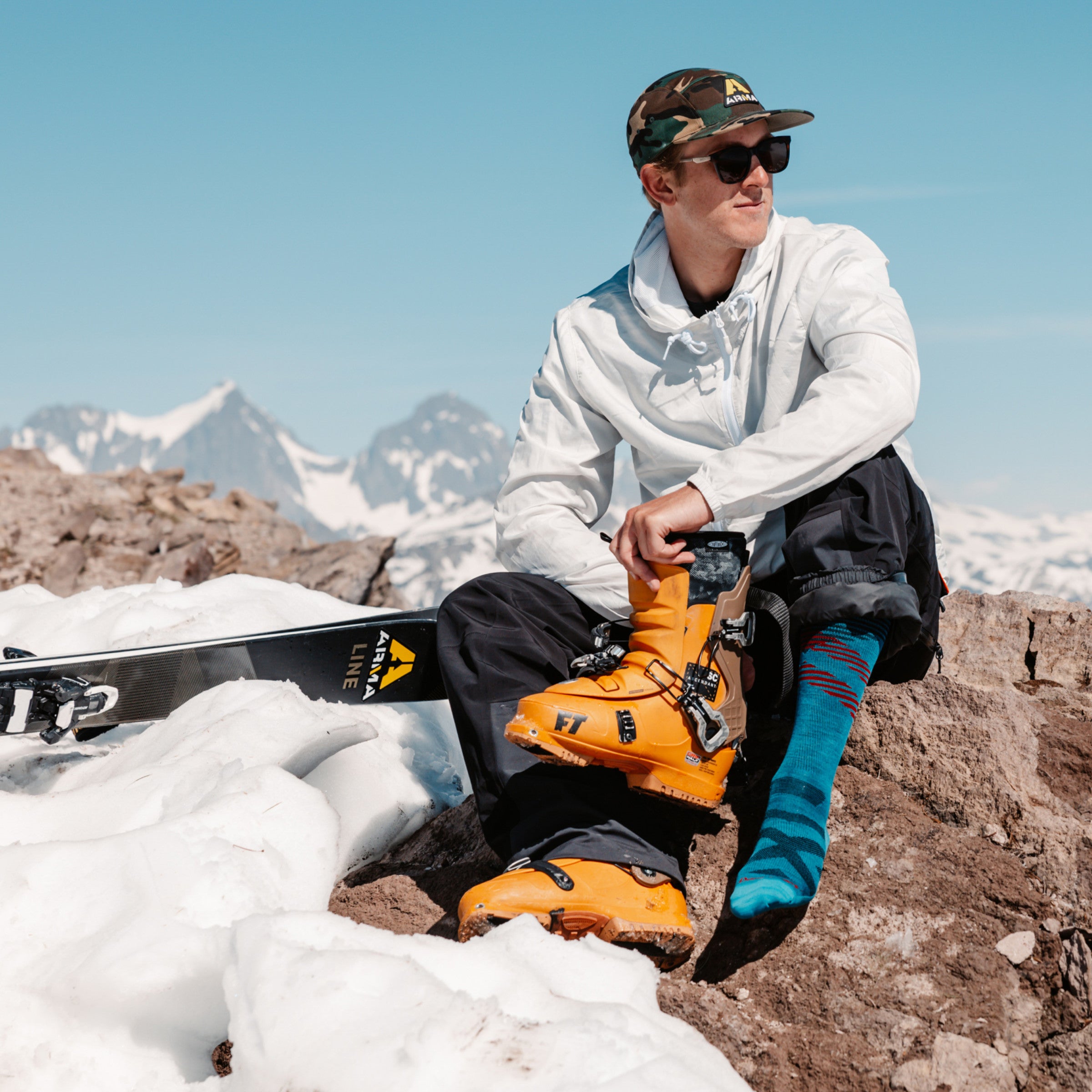 Men's Pennant RFL Over-the-Calf Ultra-Lightweight Ski & Snowboard Sock - Last Chance