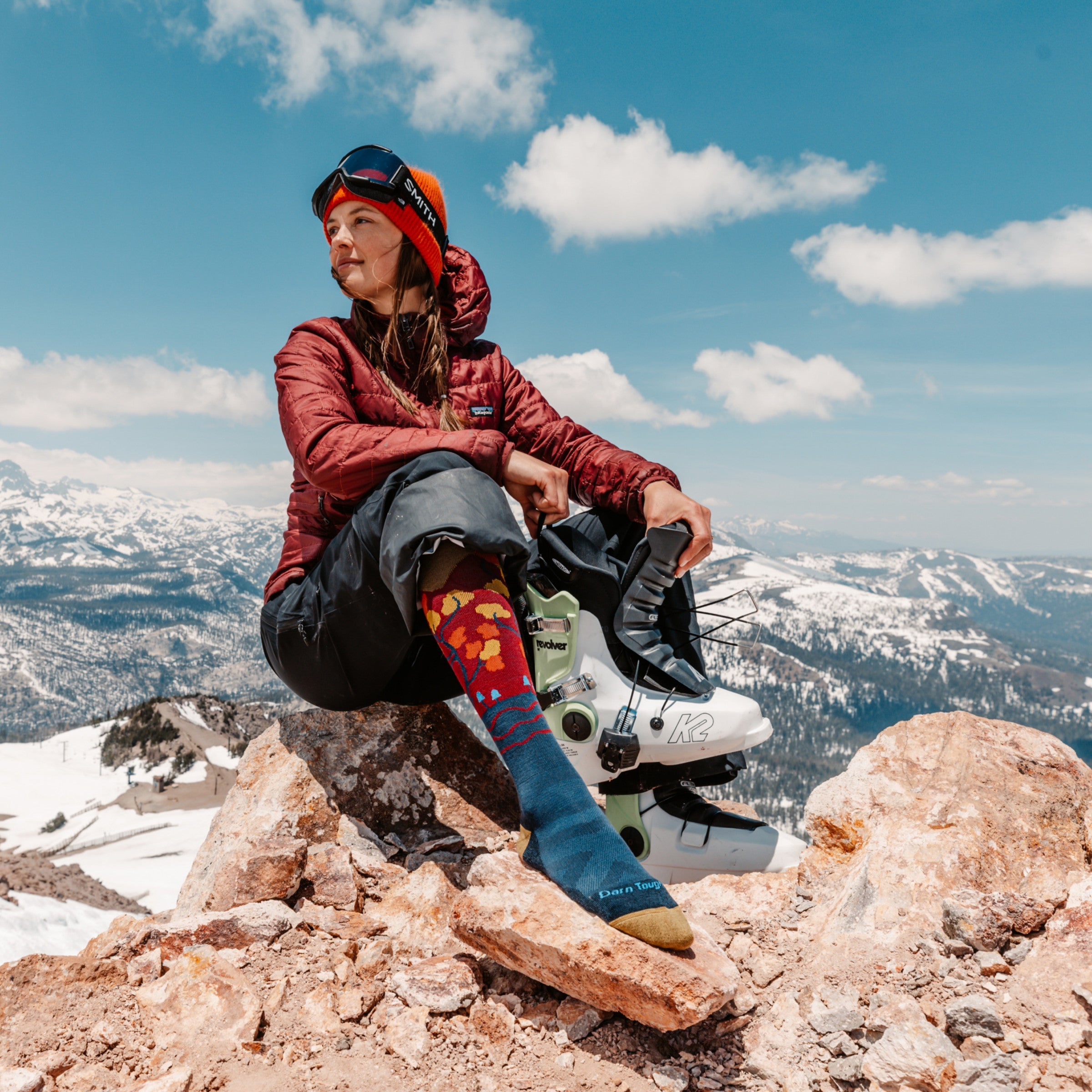 Women's Enchanted Over-the-Calf Midweight Ski & Snowboard Socks