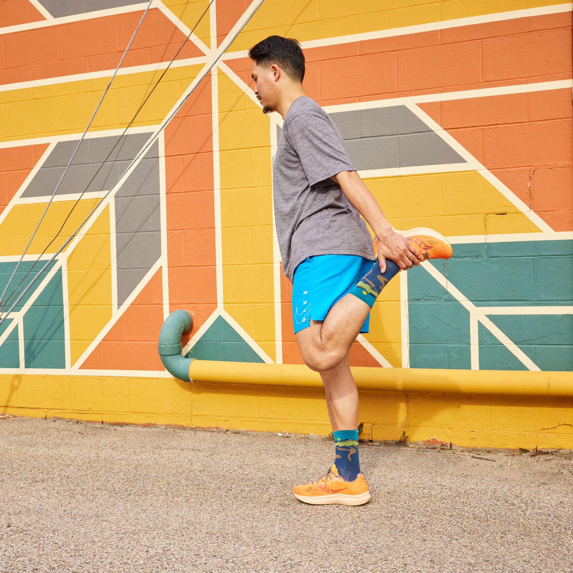 Men's Ridge Runner Micro Crew Ultra-Lightweight Running Socks