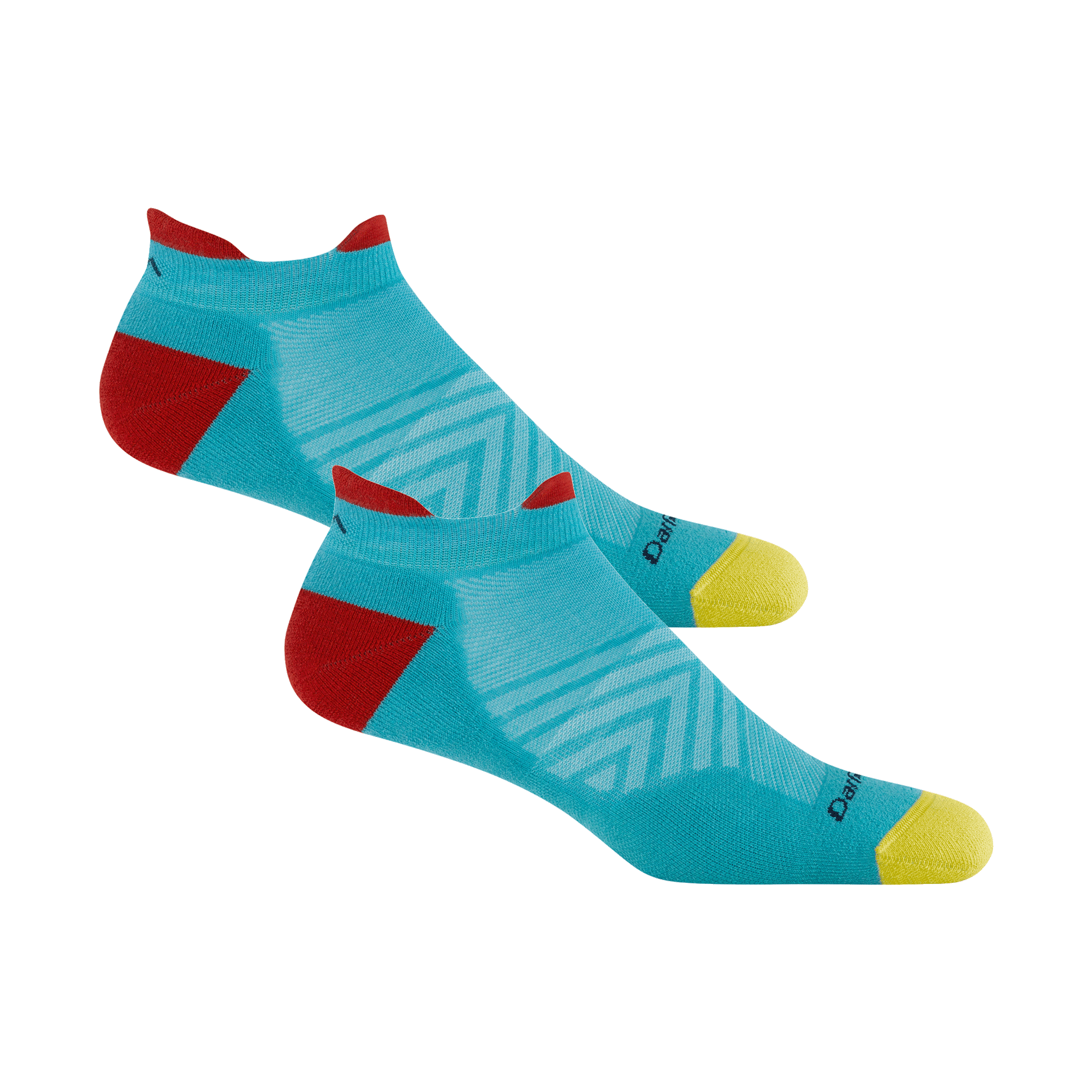 Studio shot of 1039 No Show Tab 2 pack in Limited Edition Azure colorway