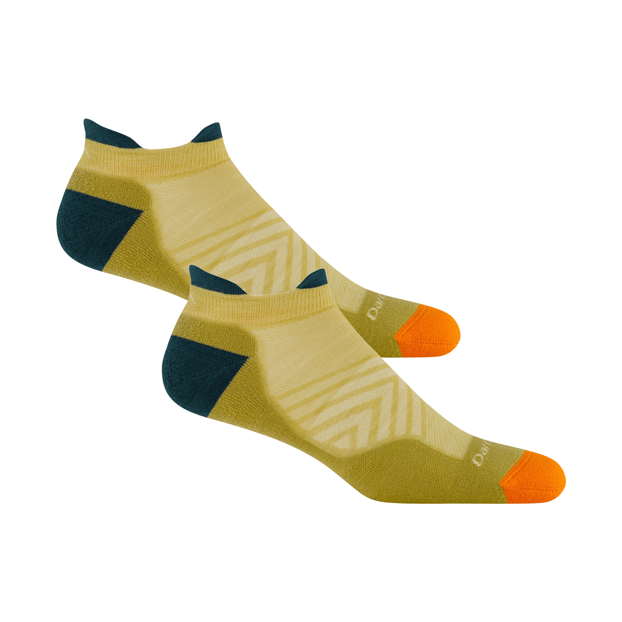 Studio shot of 1039 No Show Tab 2 pack in Limited Edition Gold colorway