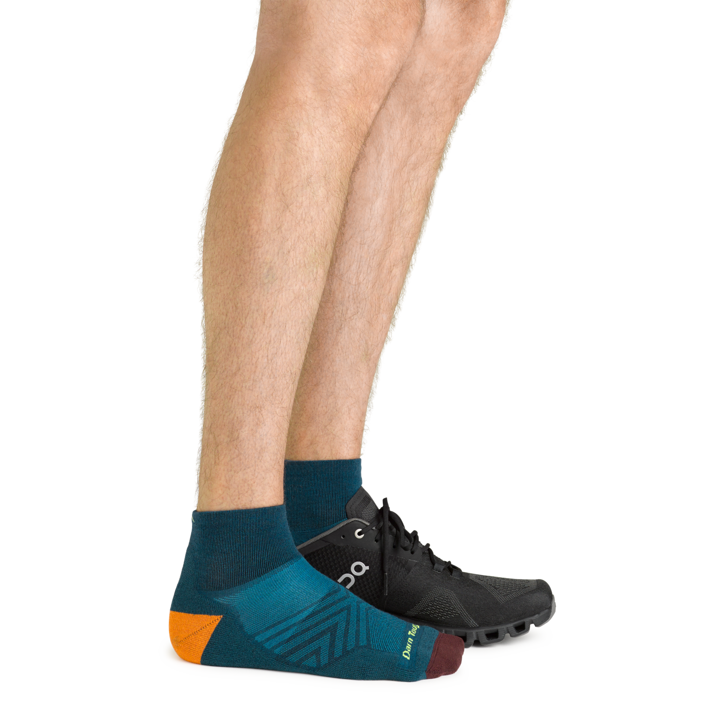 Men's Run Quarter Cushioned Ultra-Lightweight Running Socks