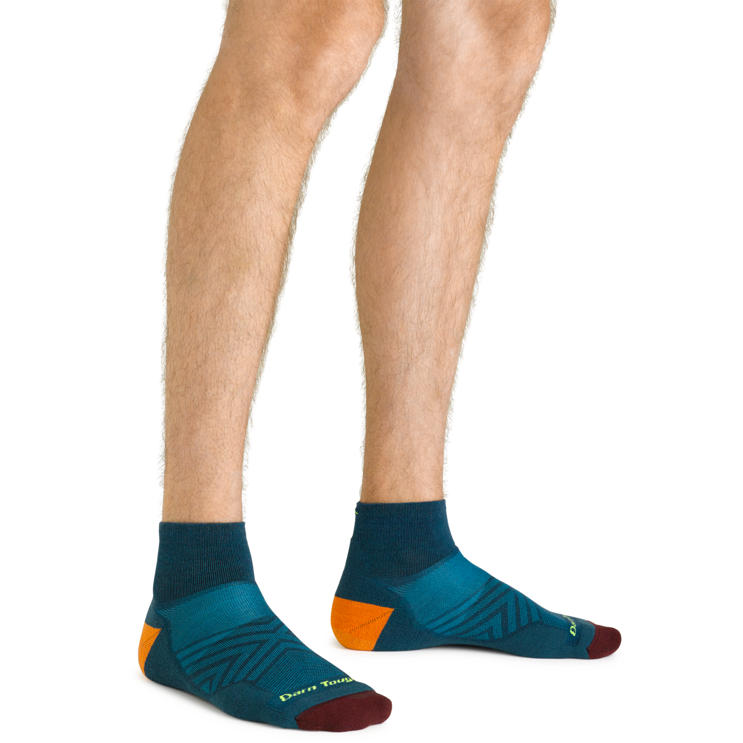 Men's Run Quarter Cushioned Ultra-Lightweight Running Socks