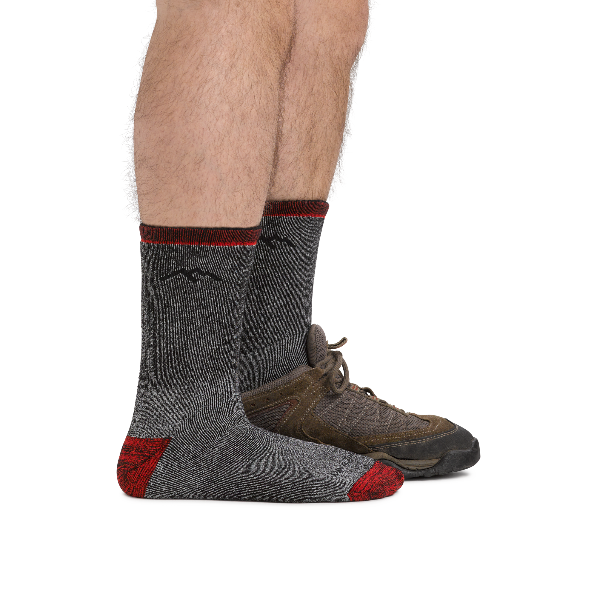 Men's Mountaineering Micro Crew Heavyweight Hiking Socks