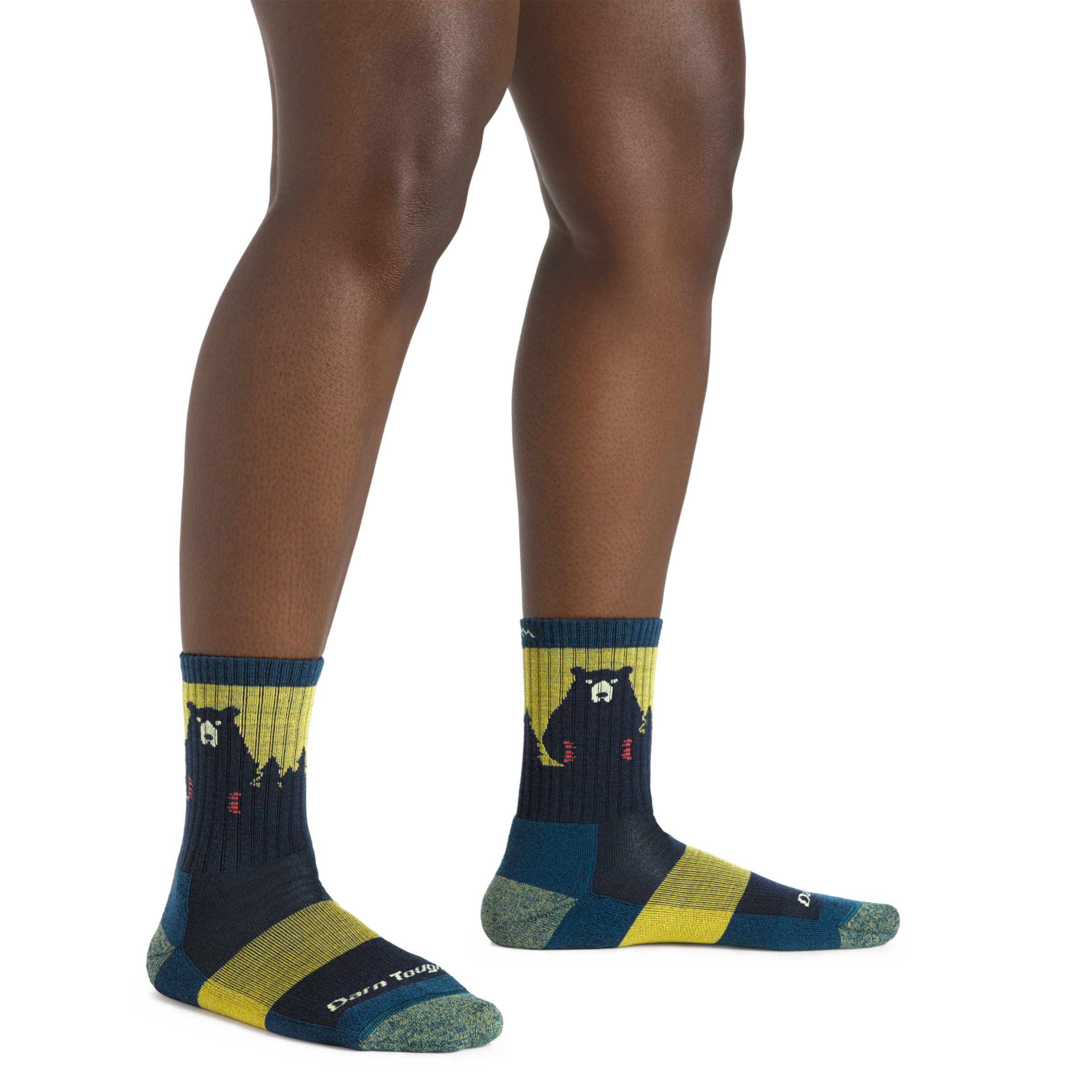 Women's Bear Town Micro Crew Lightweight Hiking Socks