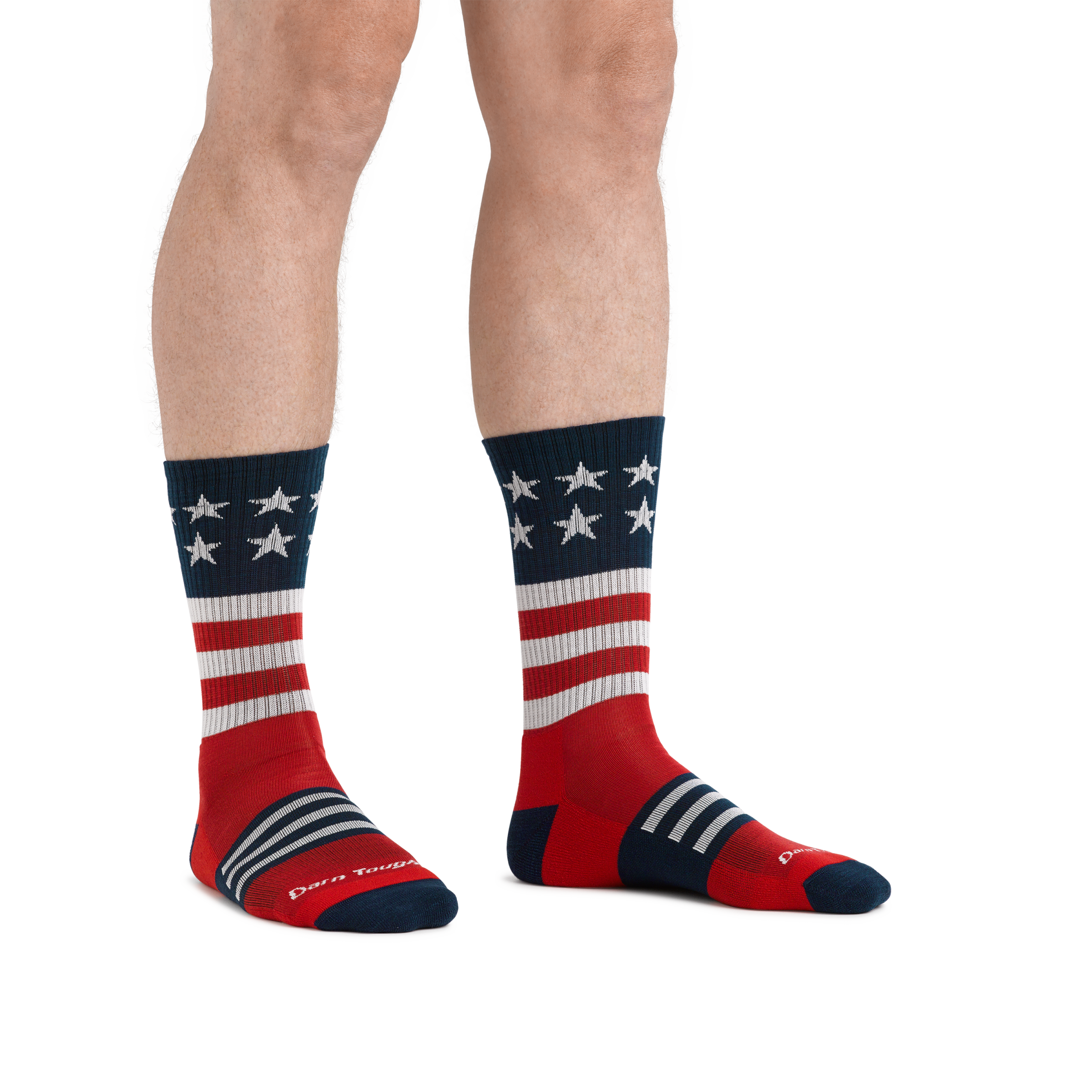 Men's Captain Stripe Micro Crew Lightweight Hiking Socks