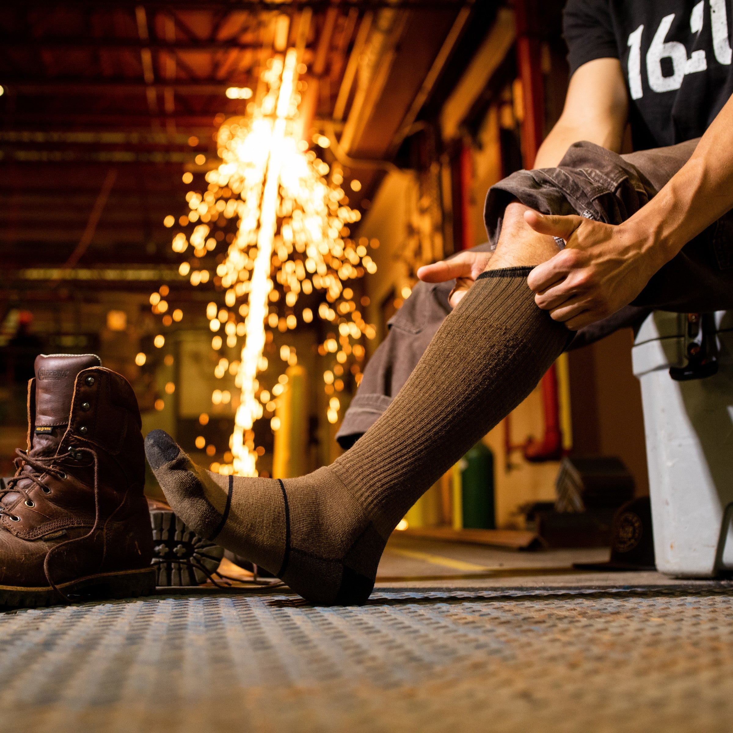 Men's Paul Bunyan Over-the-Calf  Midweight Work Sock