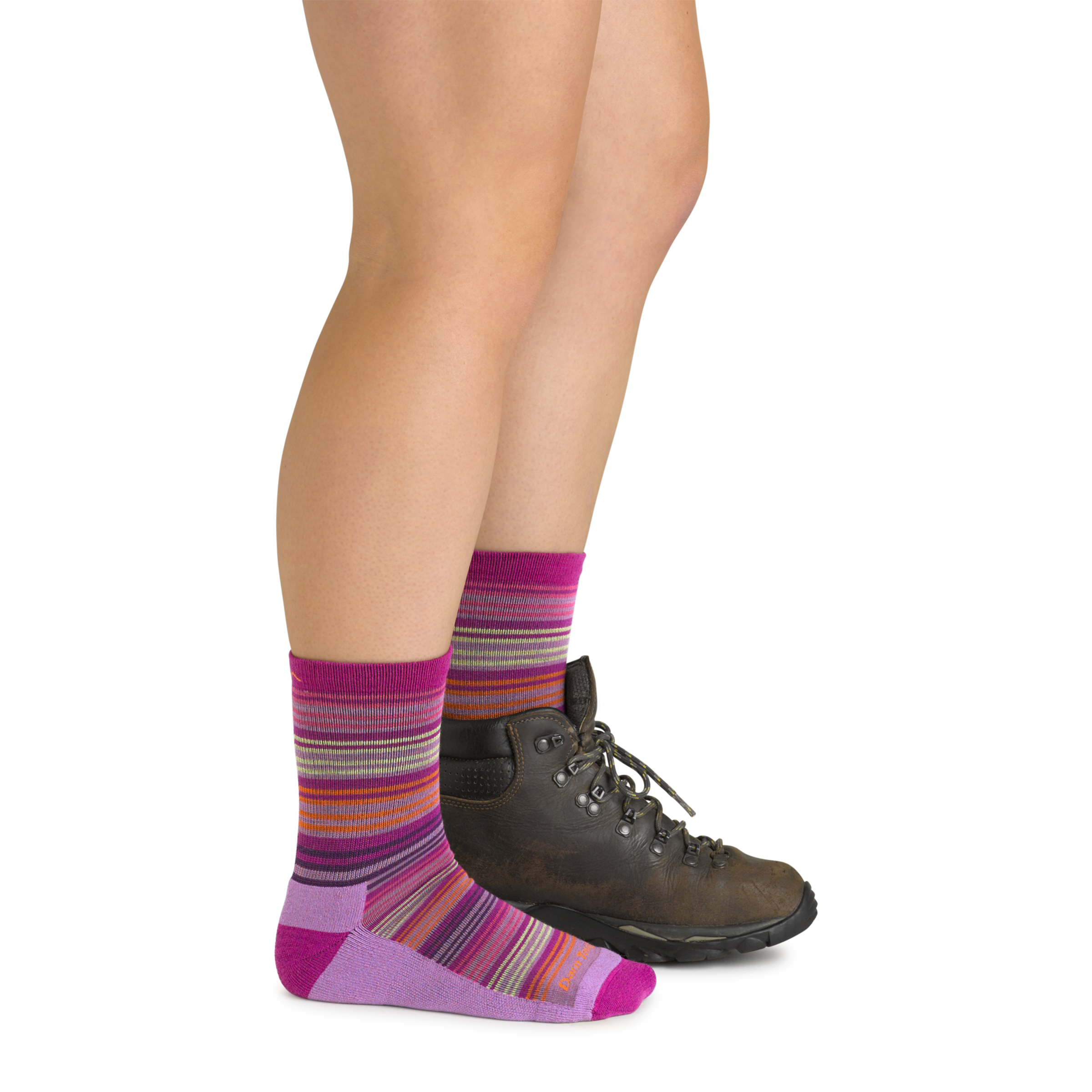 Kids Zebra Canyon Micro Crew Lightweight Hiking Socks