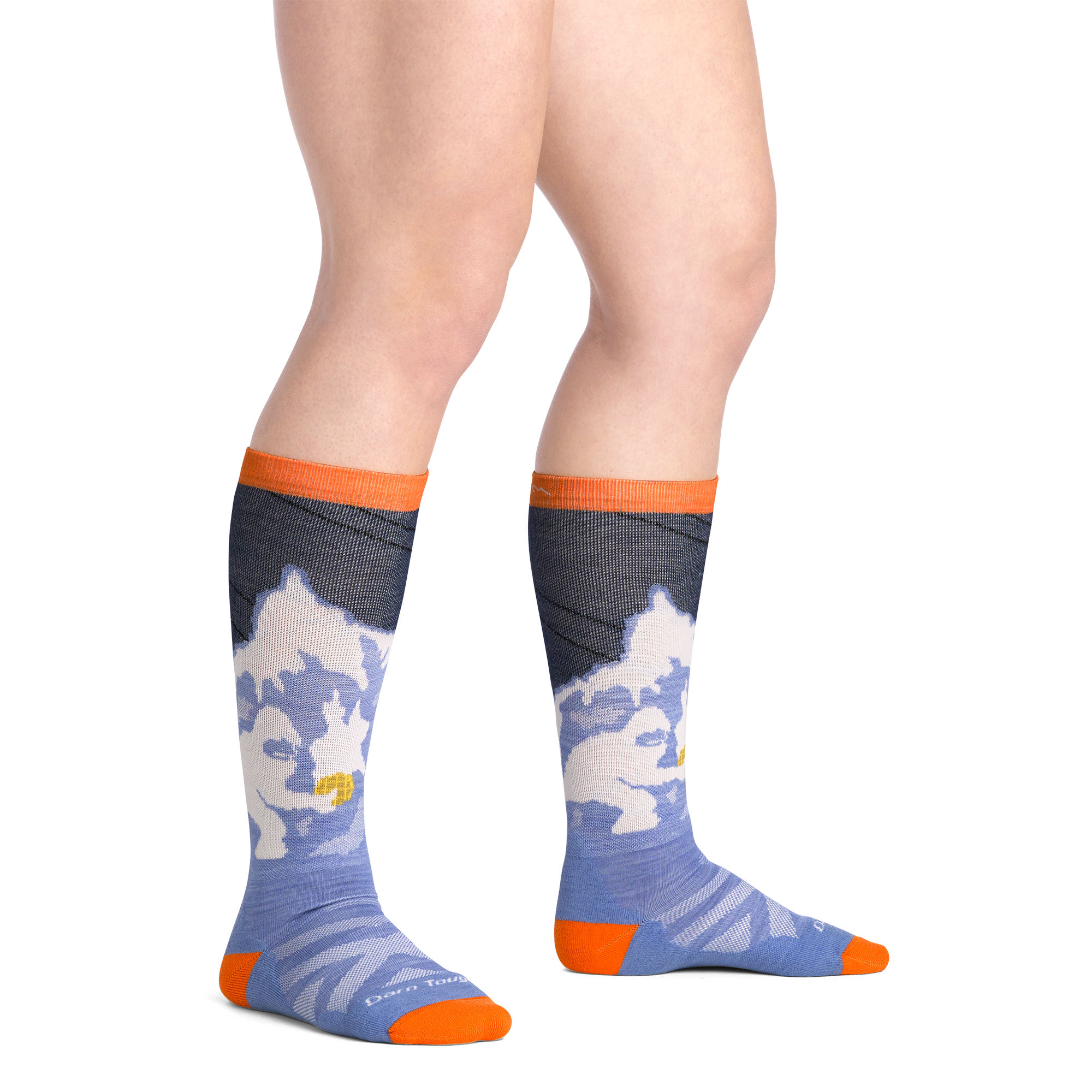 Kids Little Yeti Over-the-Calf Midweight Ski & Snowboard Socks