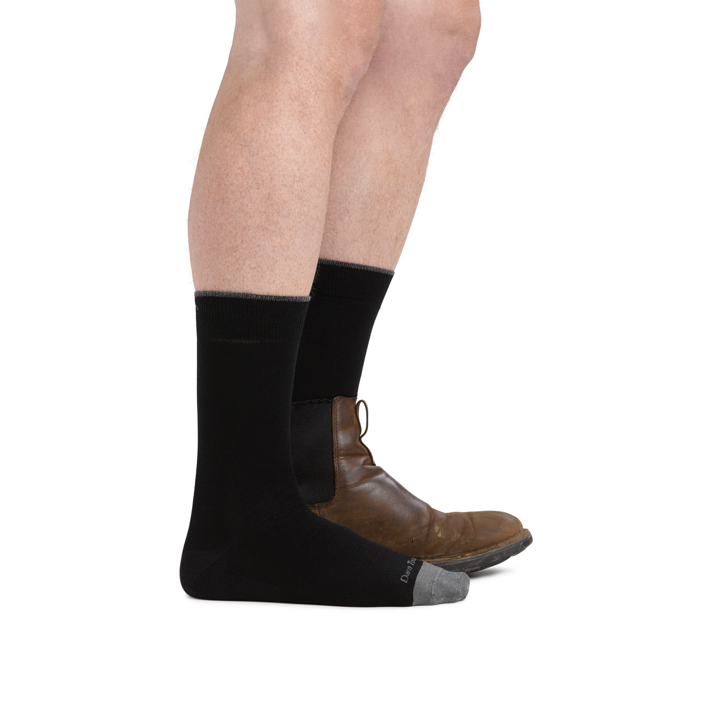 Men's Solid Crew Lightweight Lifestyle Socks