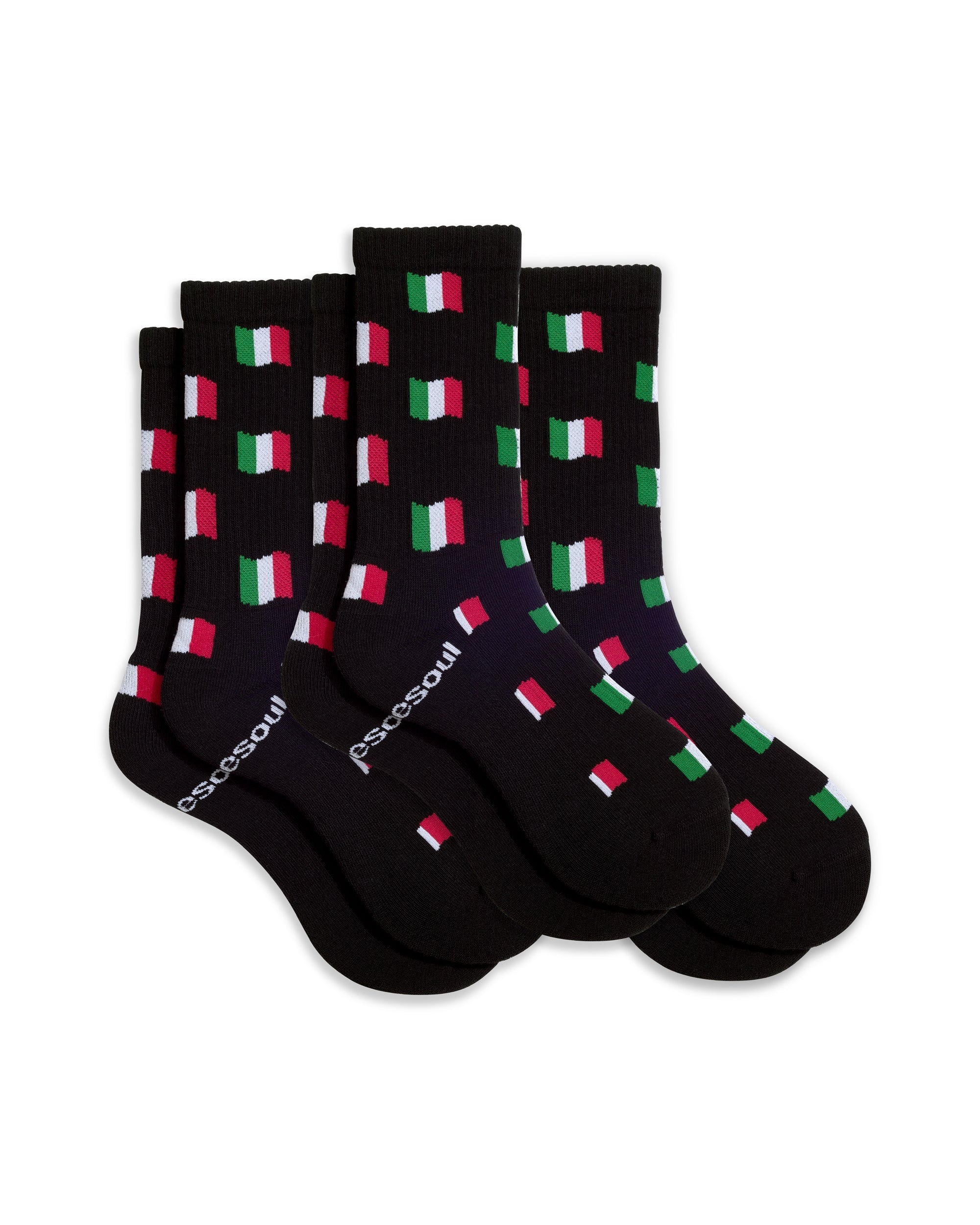 Italian Flags Black