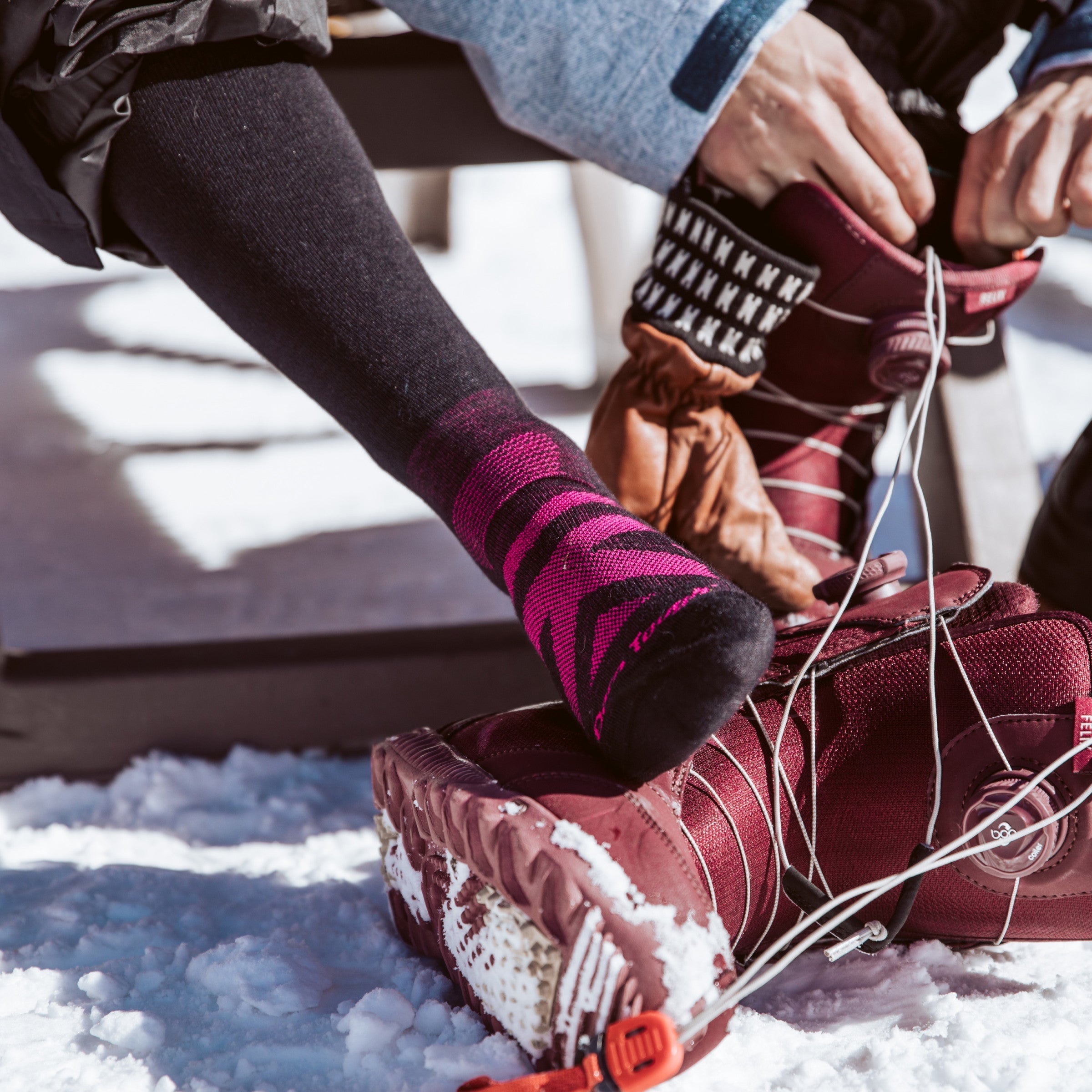 Women's RFL Over-the-Calf Ultra-Lightweight Ski & Snowboard Socks