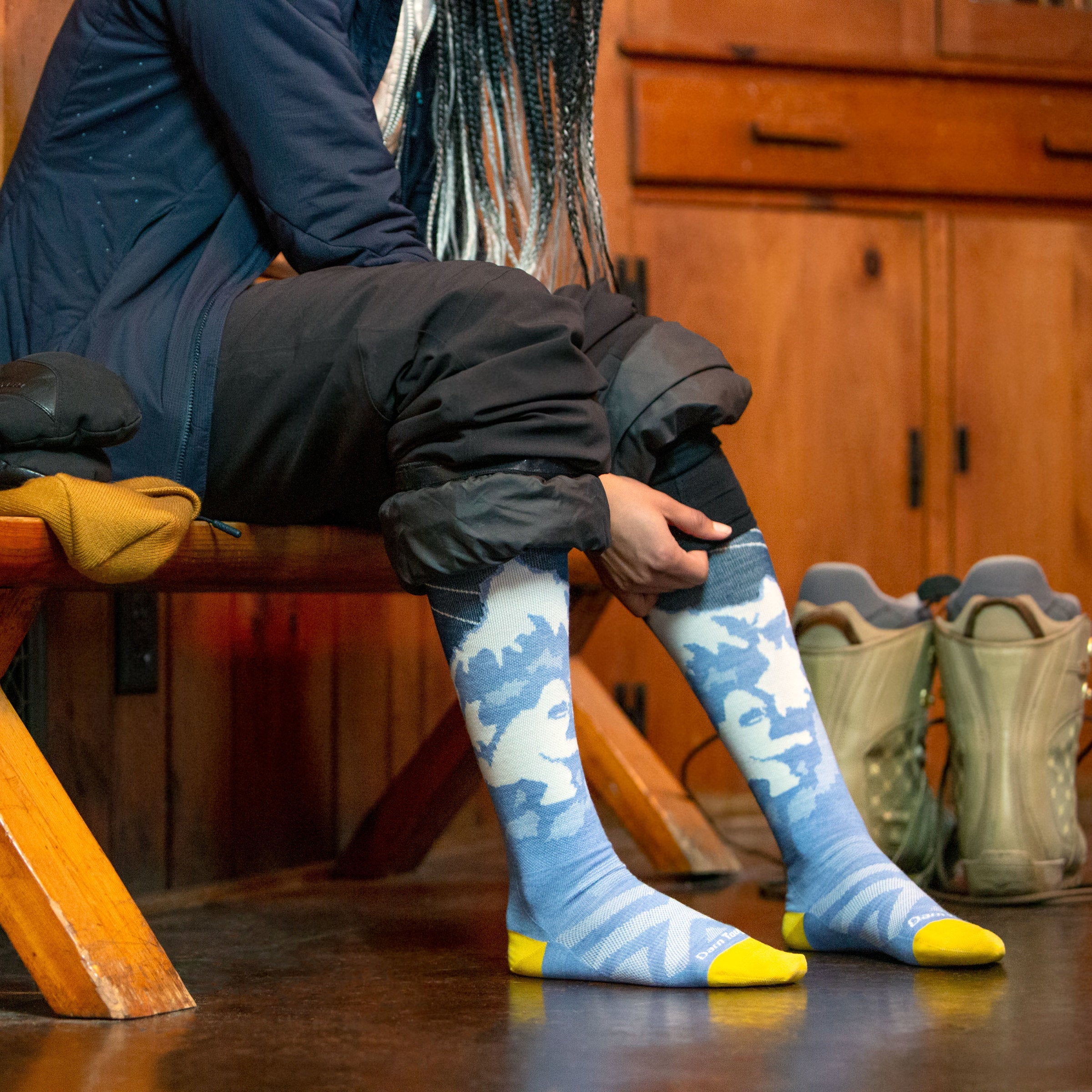 Women's Yeti Over-the-Calf Lightweight Ski & Snowboard Socks
