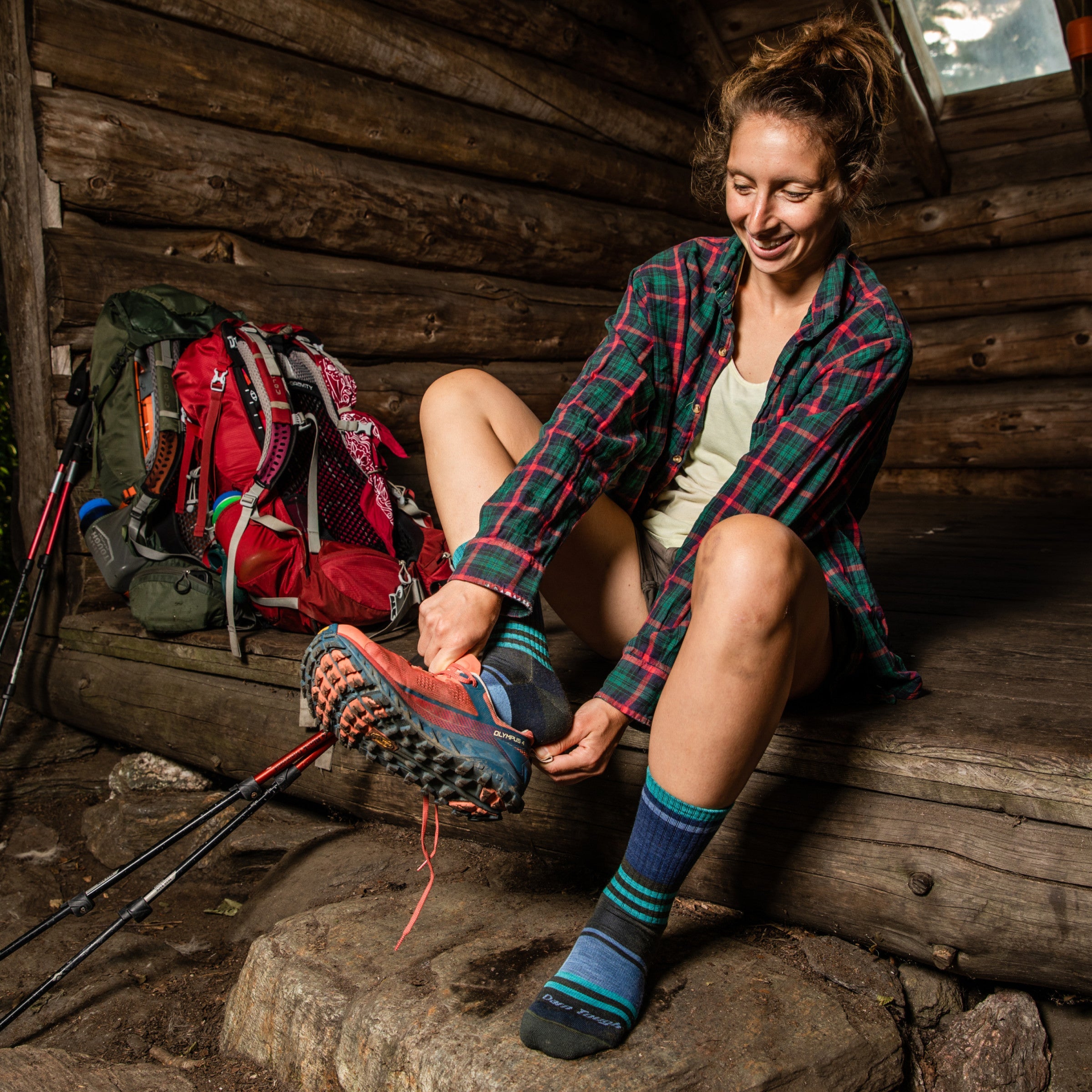 Women's Her Spur Boot Lightweight Hiking Socks