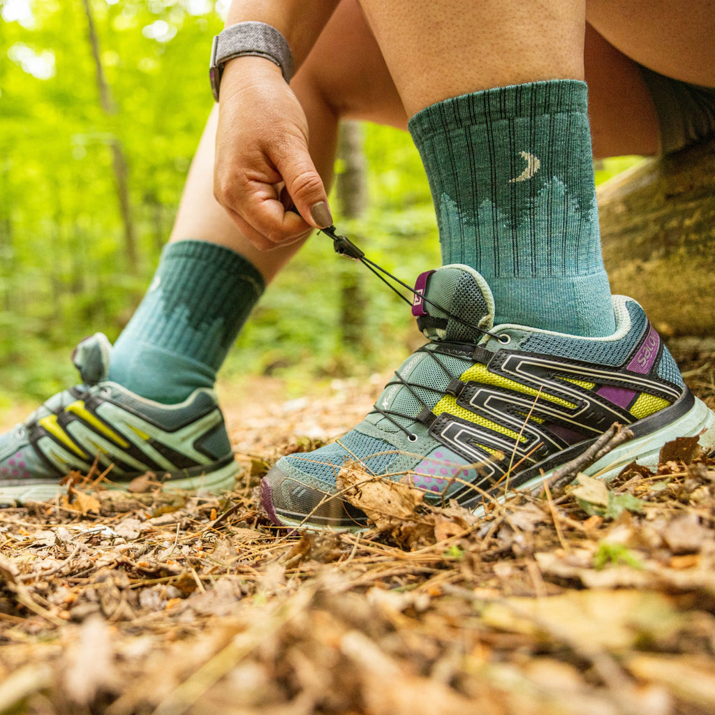 Women's Treeline Micro Crew Midweight Hiking Socks