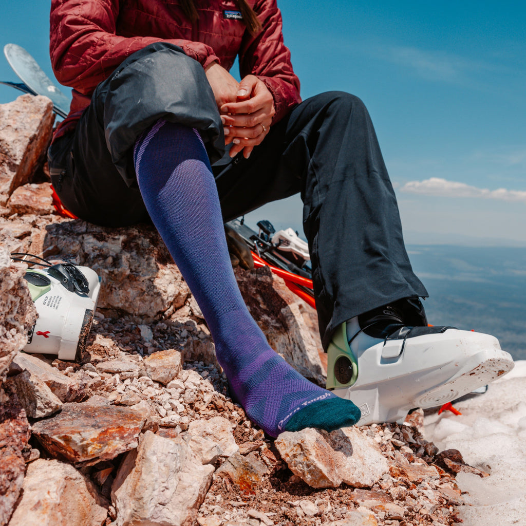 Women's Peaks Over-The-Calf  Ultra-Lightweight Ski & Snowboard Sock-Last Chance