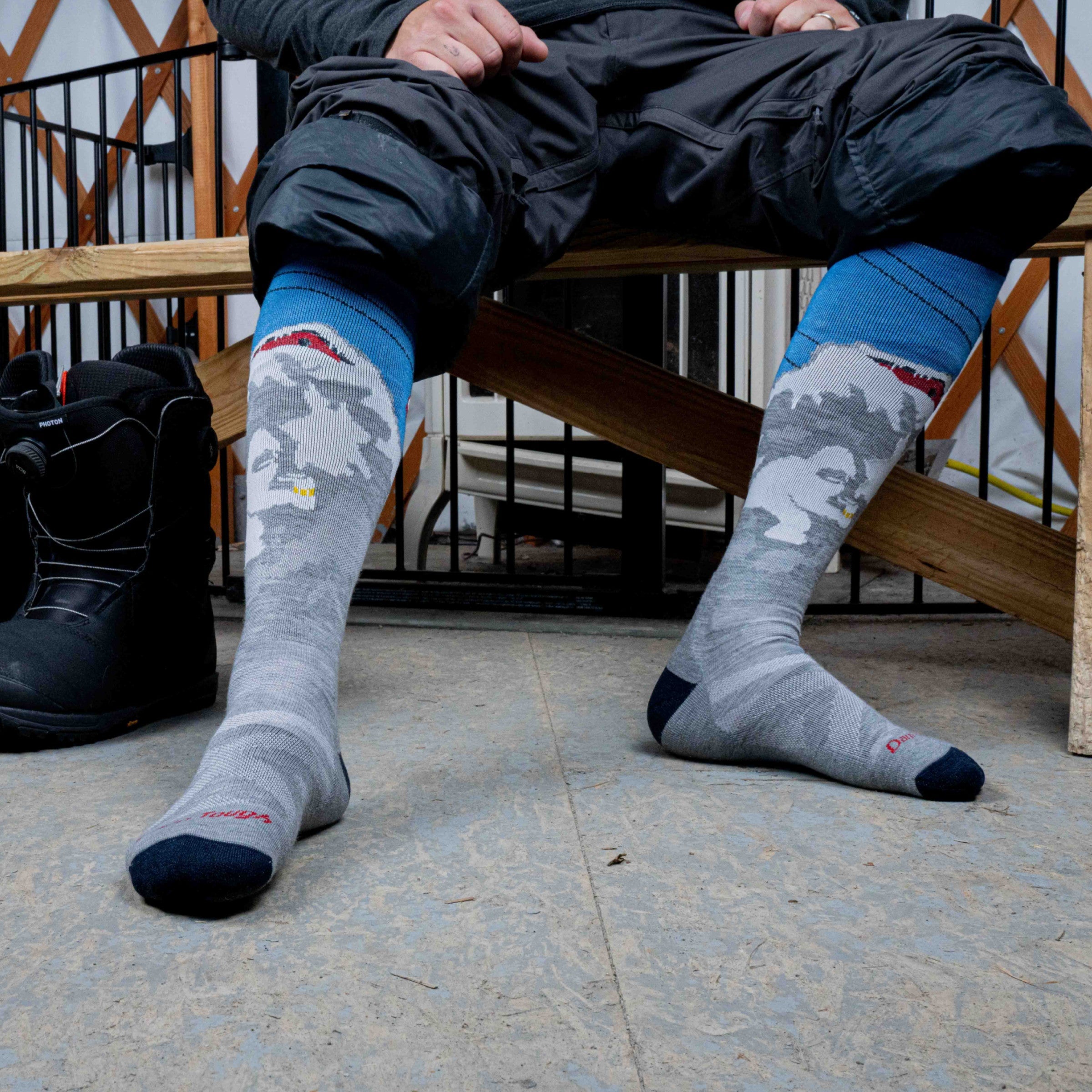 Men's Heady Yeti Over-the-Calf Midweight Ski & Snowboard Socks