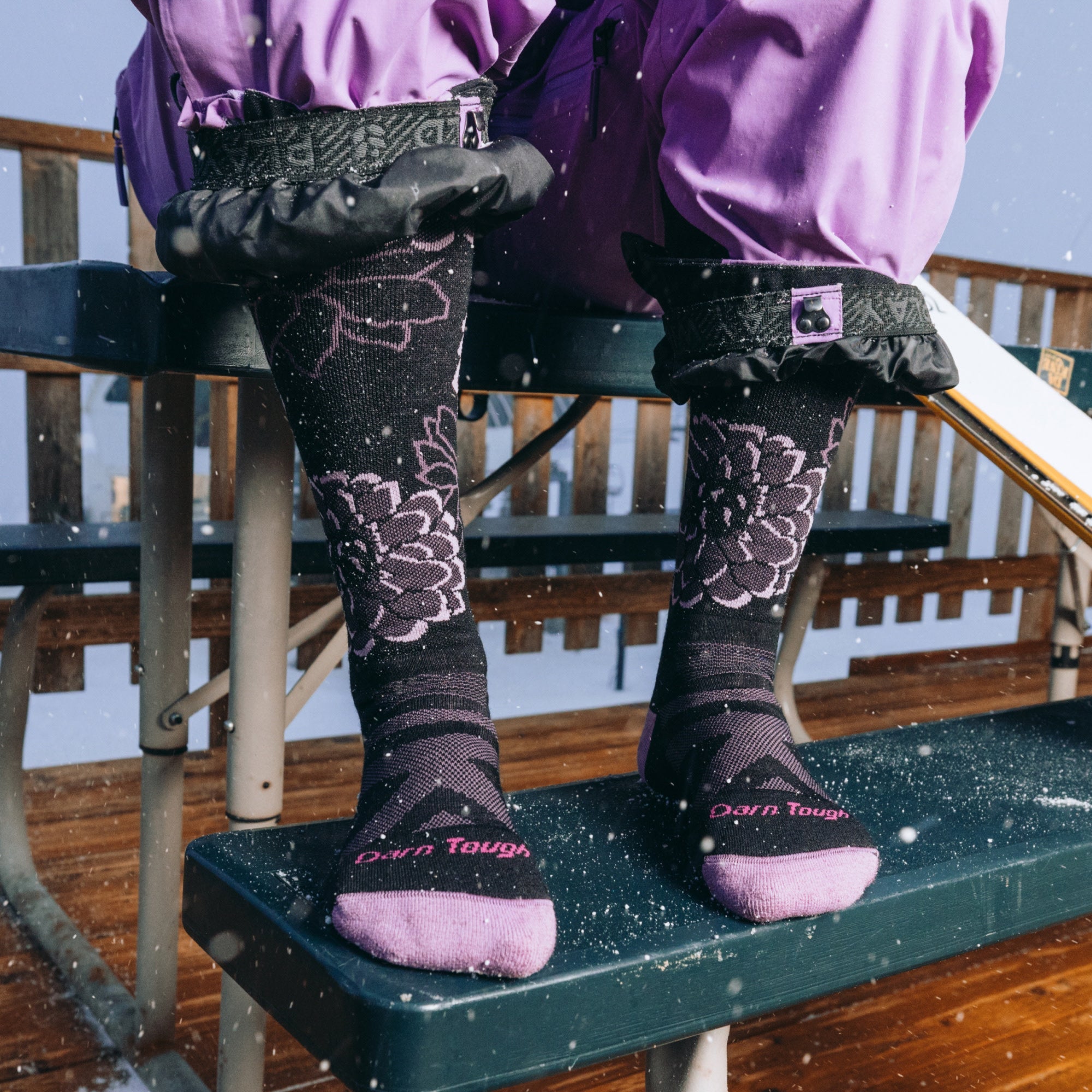 Women's Dahlia Over-the-Calf Midweight Ski & Snowboard Socks