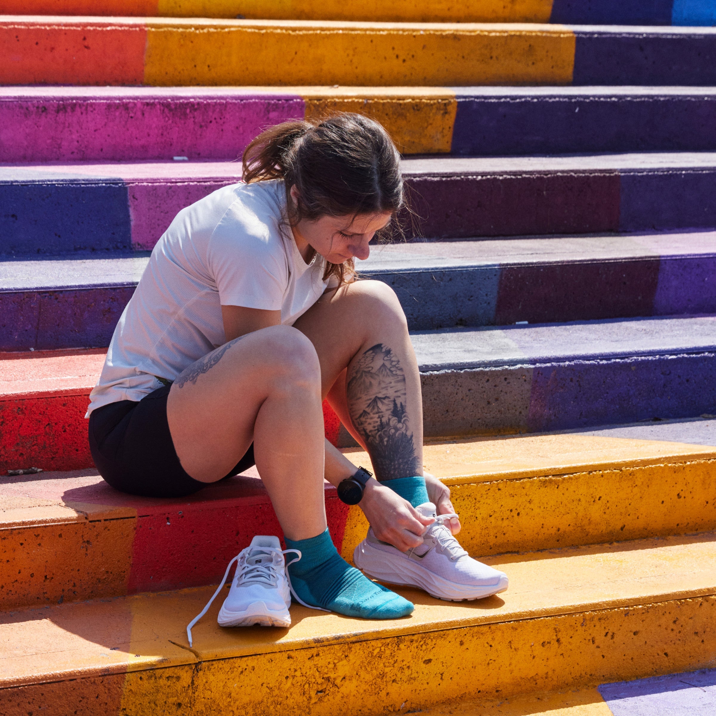 Women's Element Quarter Lightweight Running Socks