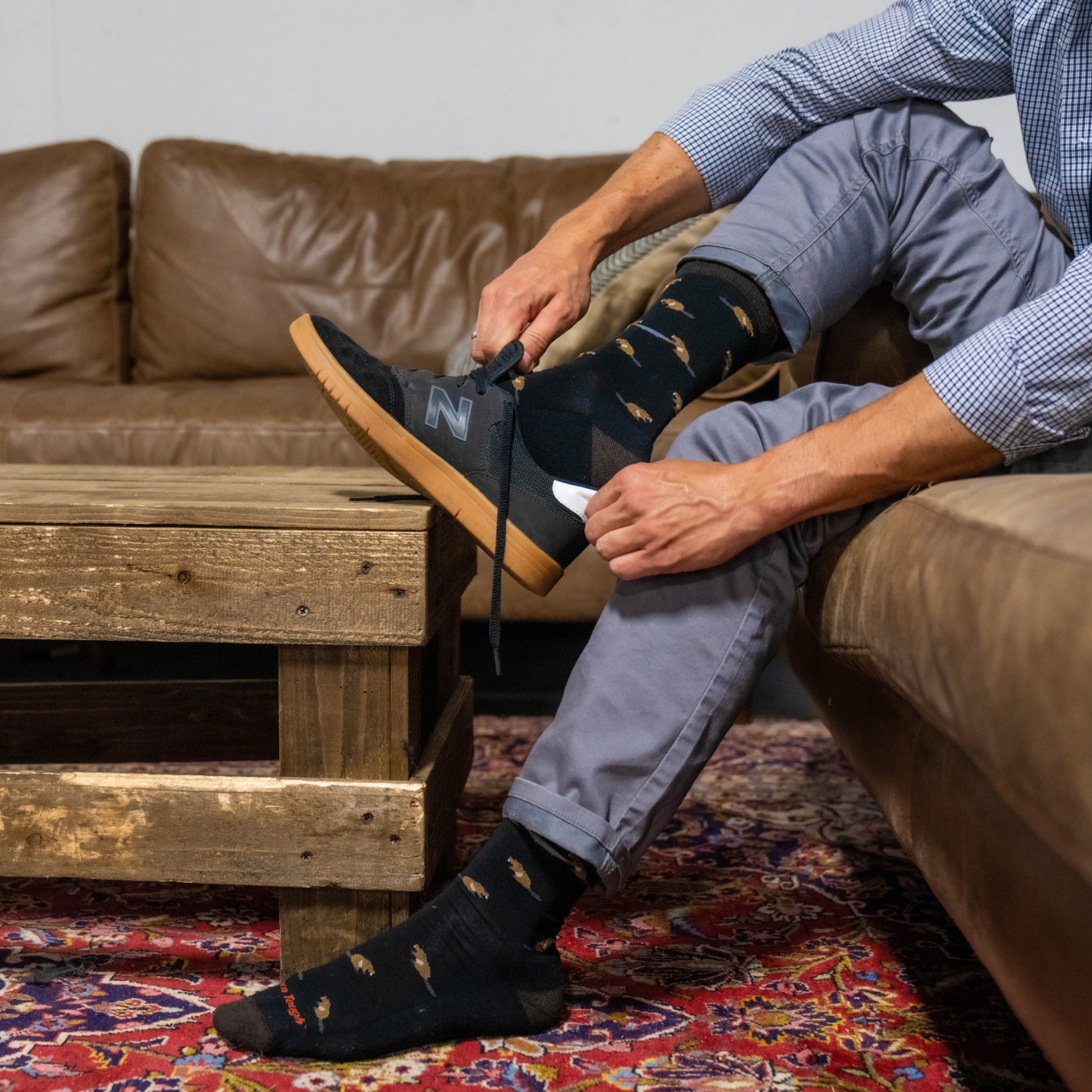 Men's Sawtooth Crew Lightweight Lifestyle Socks