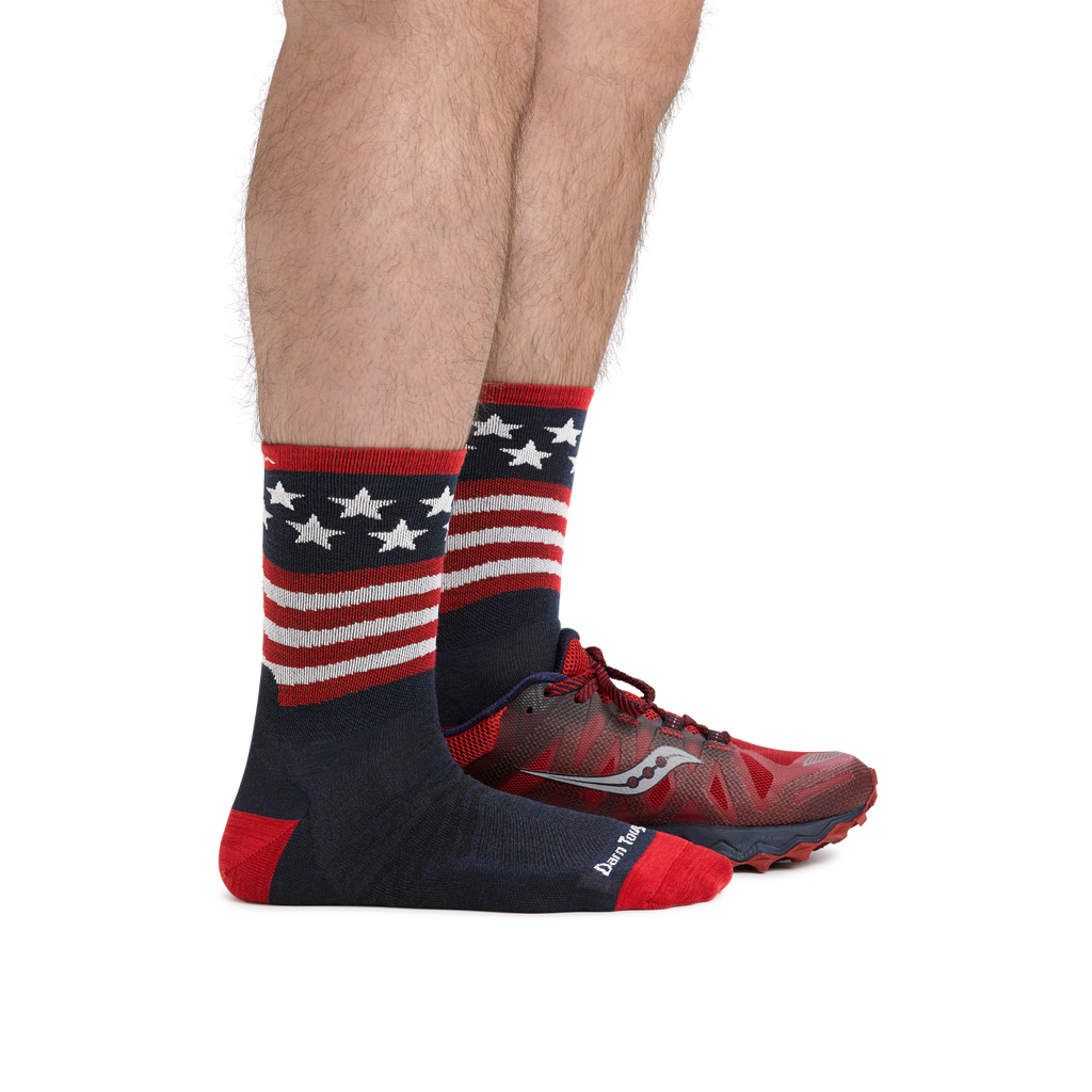 Men's Patriot Micro Crew Ultra-Lightweight Running Socks