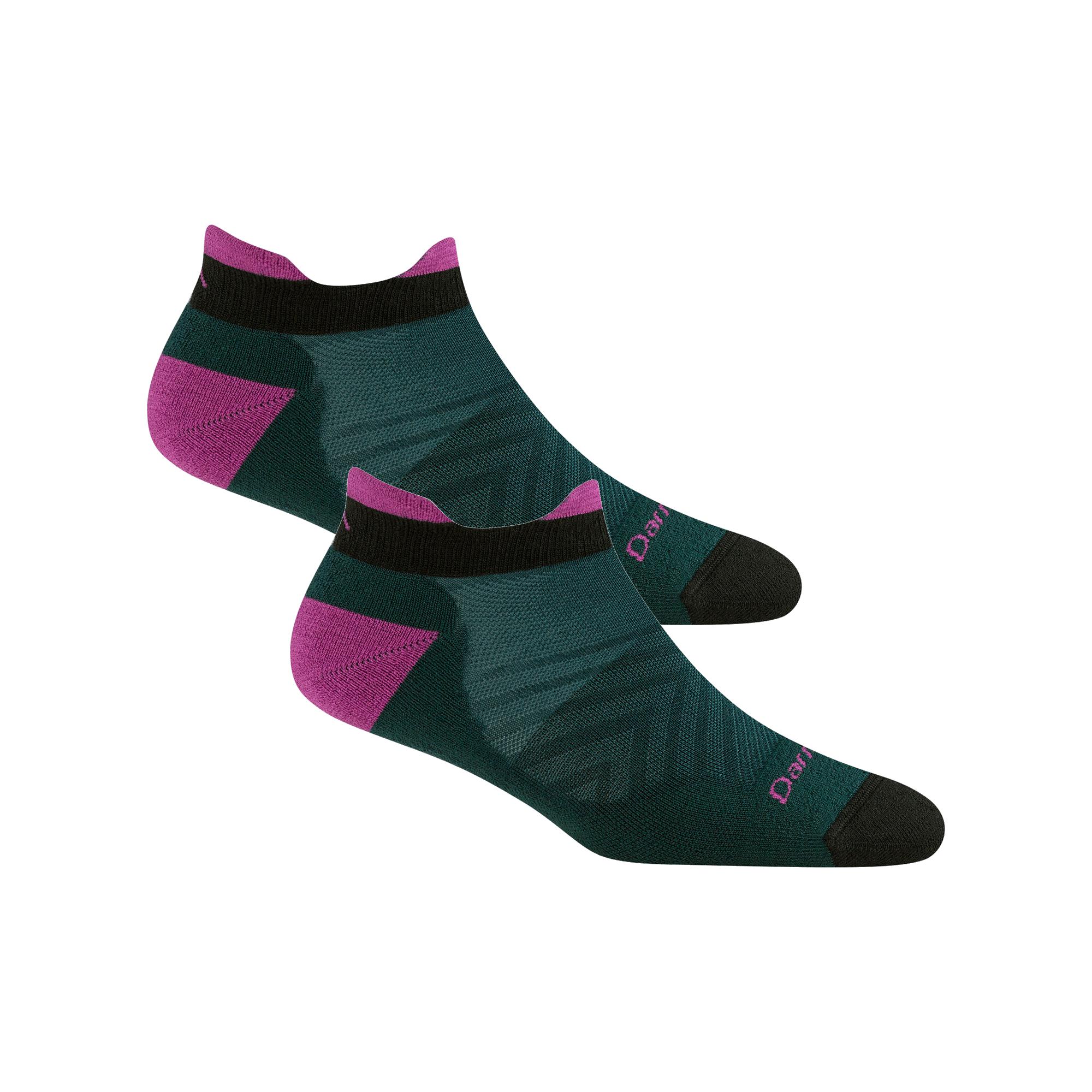 Bundle image of two 1047 No show run socks in Pine