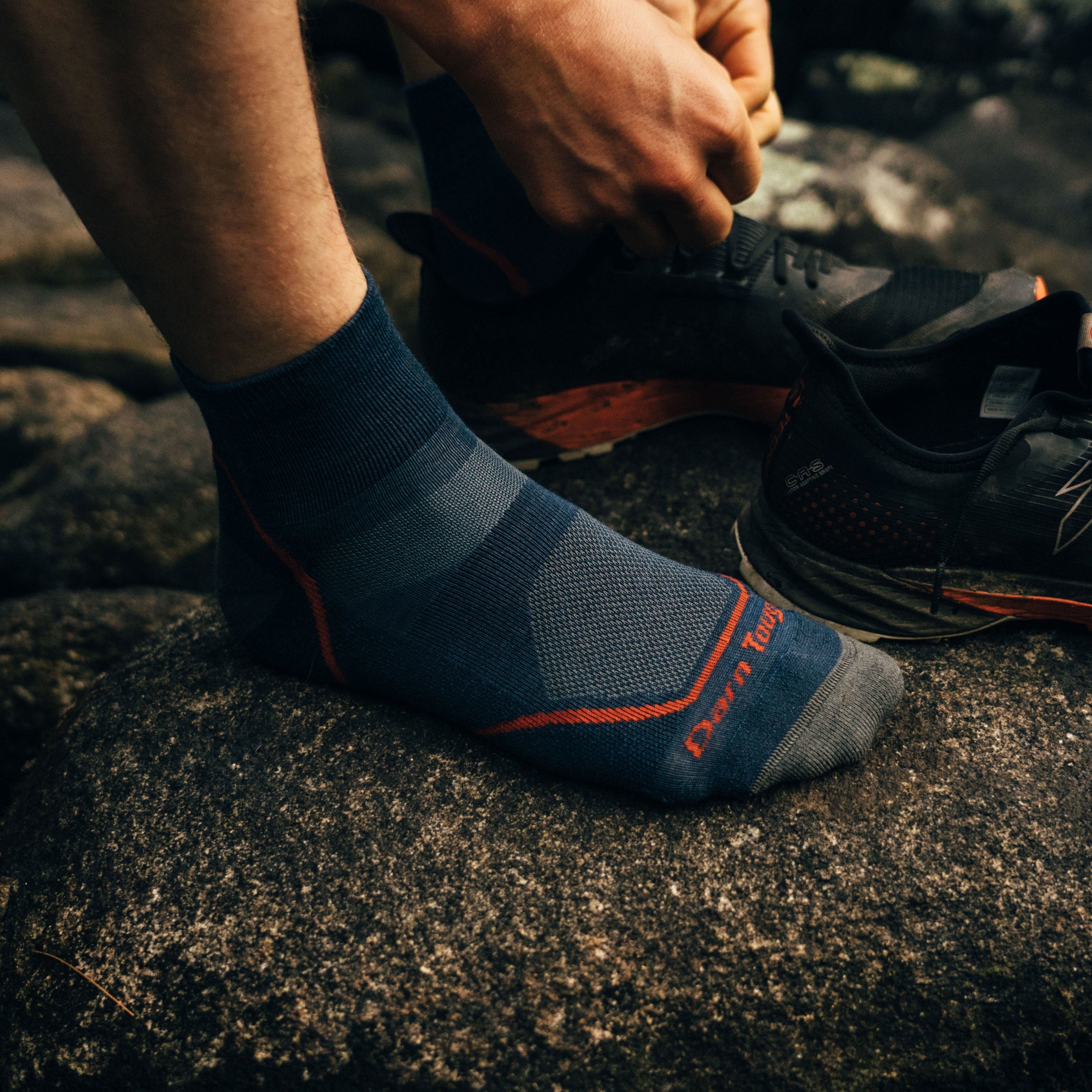 Men's Light Hiker Quarter Lightweight Hiking Socks