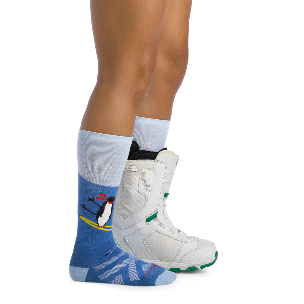 Kids Penguin Peak Over-the-Calf Midweight Ski & Snowboard Socks