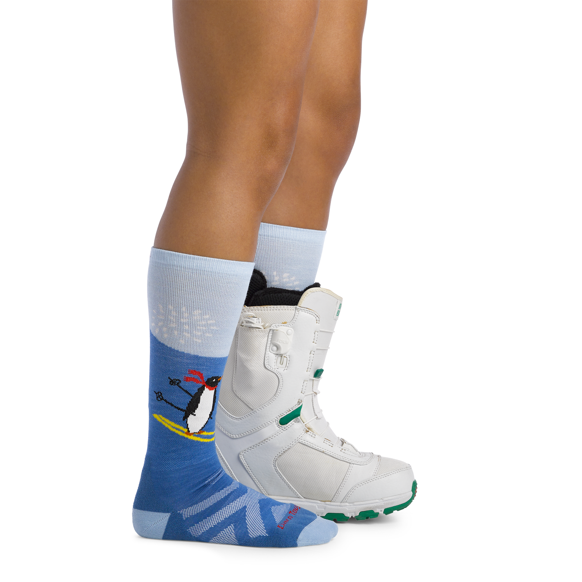 Kids Penguin Peak Over-the-Calf Midweight Ski & Snowboard Socks