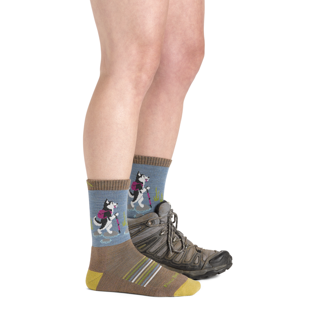 Women's Critter Club Micro Crew Lightweight Hiking Socks