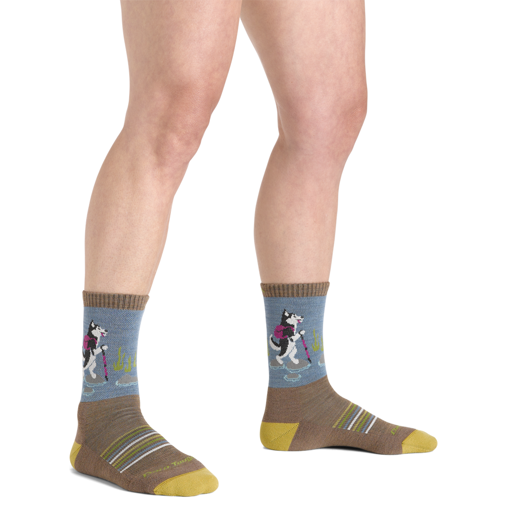 Women's Critter Club Micro Crew Lightweight Hiking Socks
