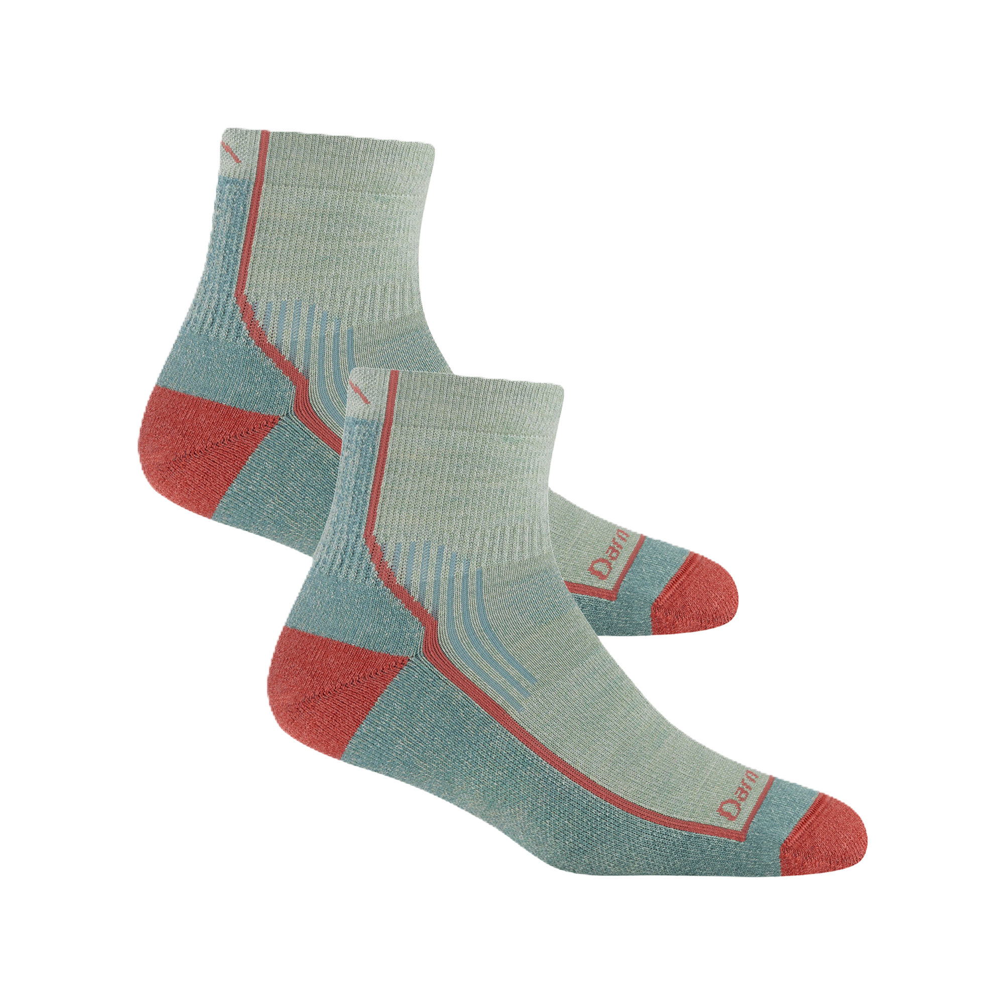 bundle image of 2 pairs of Mint Quarter midweight hiking socks 