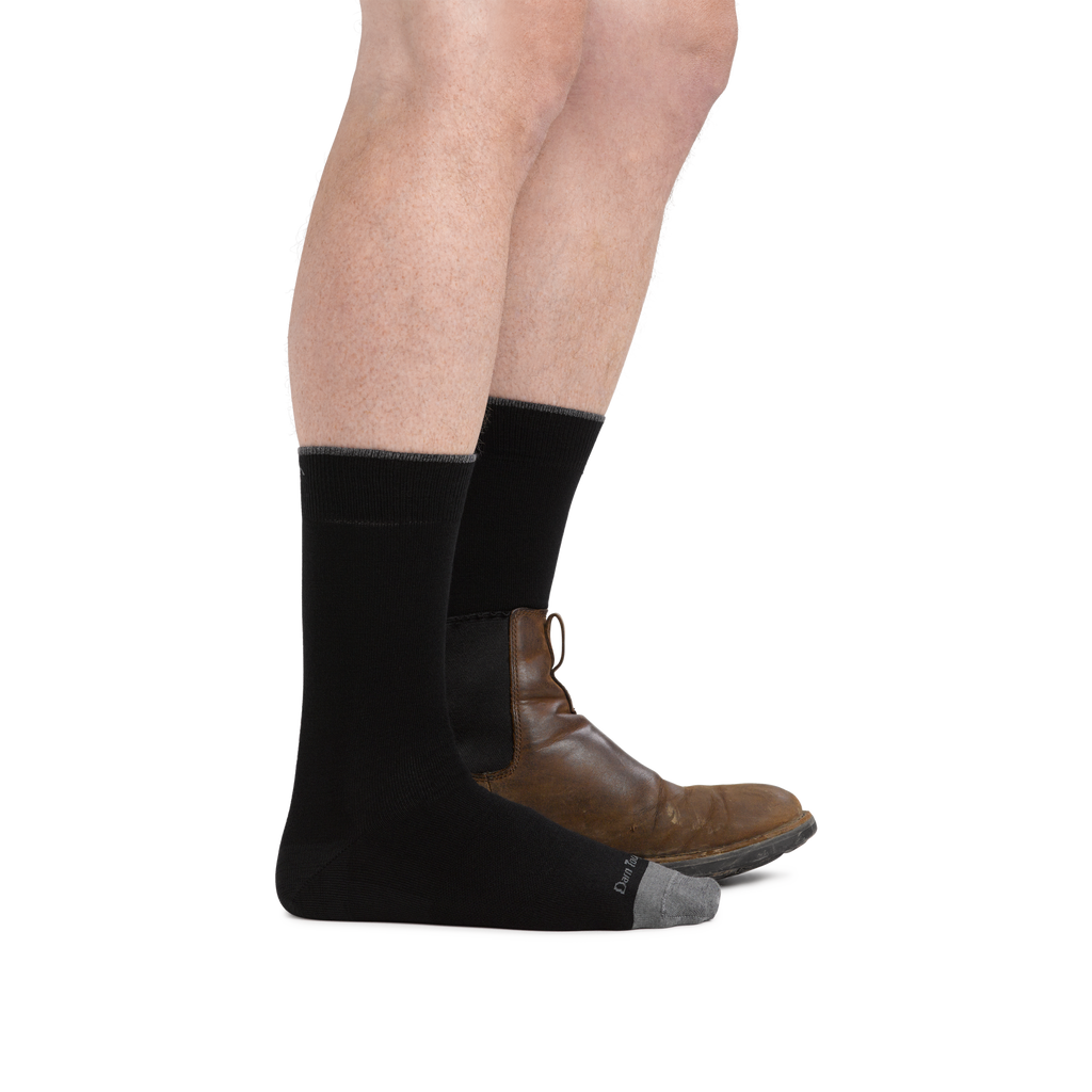 Men's Solid Crew Lightweight Lifestyle Socks