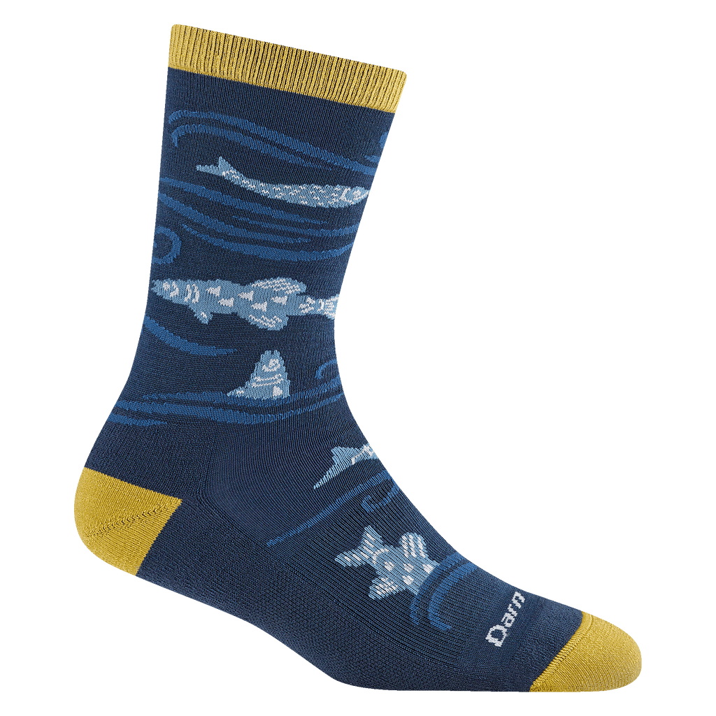 6122 Homer Lightweight lifestyle in deep water featuring fish swimming in the water with yellow heel/toe/cuff