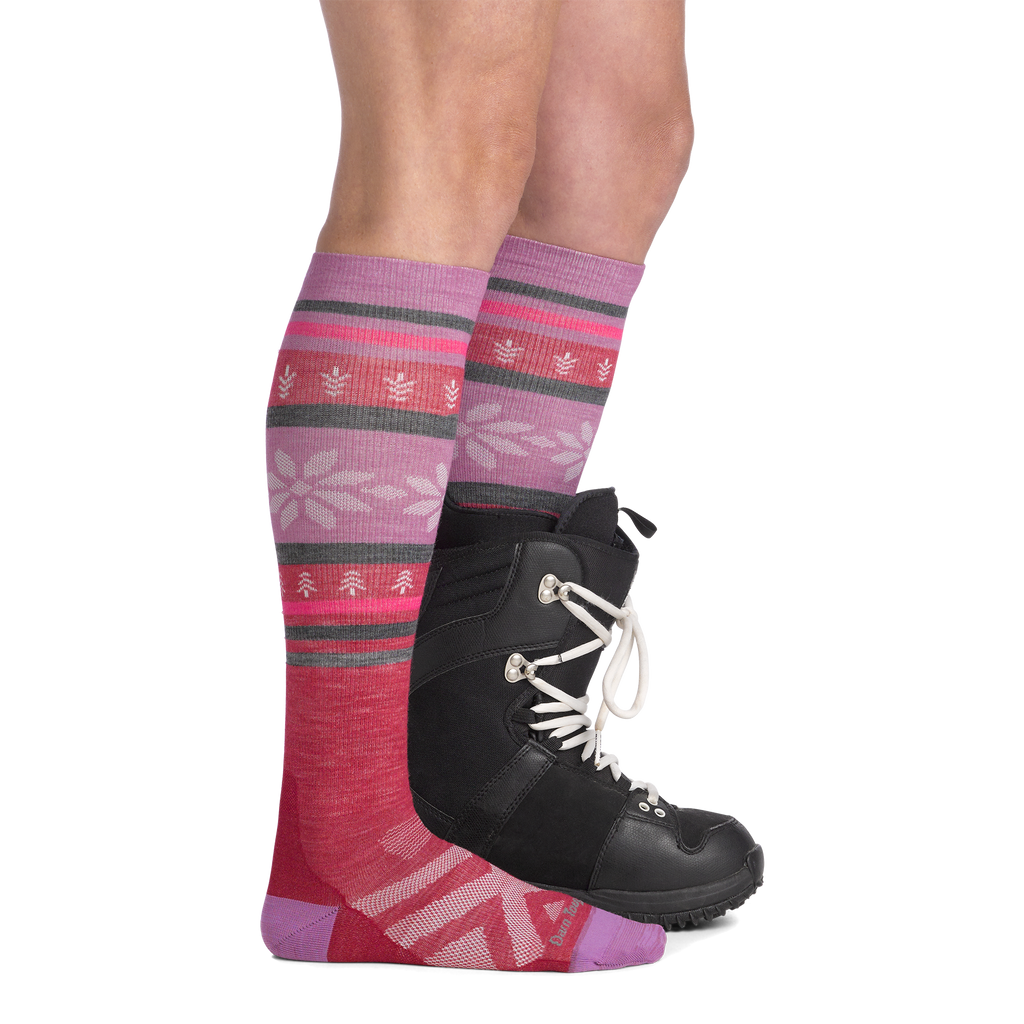 Women's Alpine Over-the-Calf Lightweight Ski & Snowboard Socks