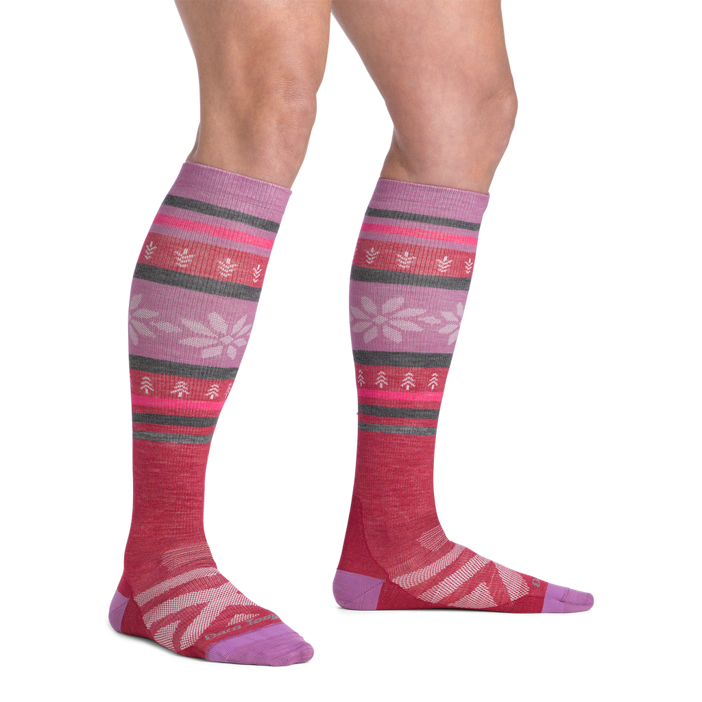 Women's Alpine Over-the-Calf Lightweight Ski & Snowboard Socks