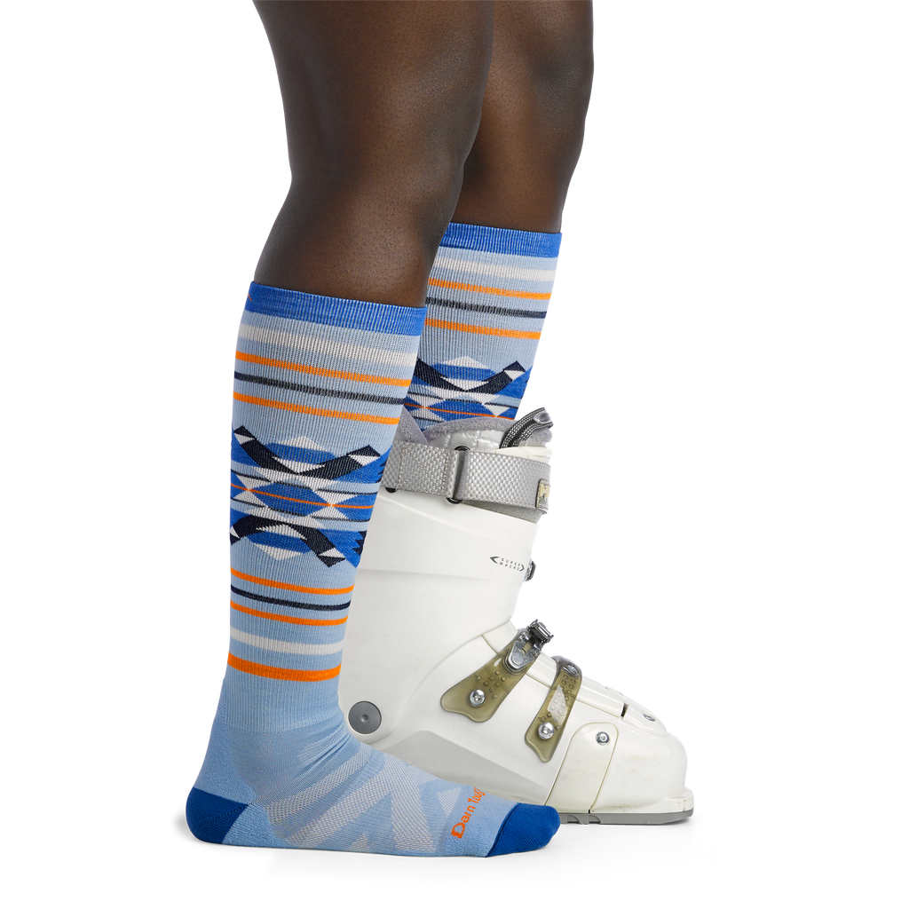 Women's Snowscape Over-the-Calf  Lightweight Ski & Snowboard Sock-Last Chance