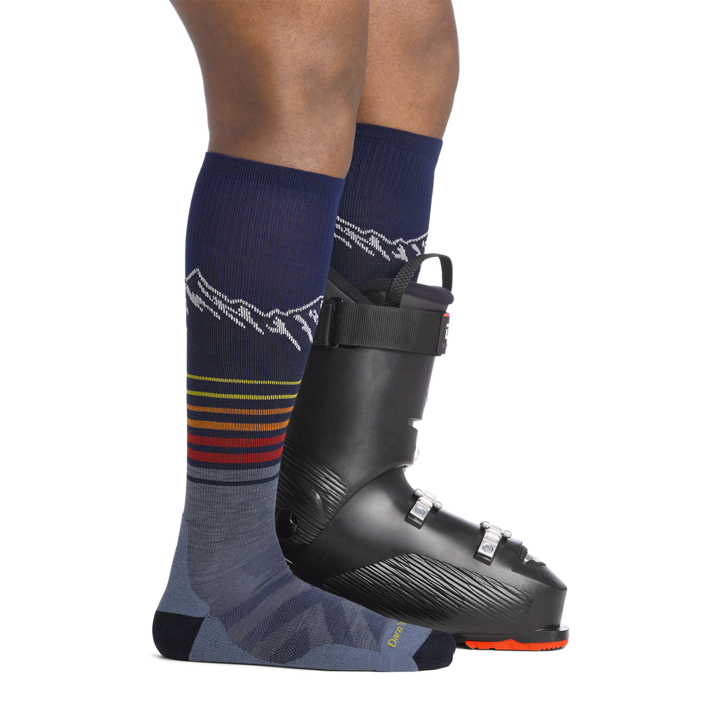 Men's Steep Lines Over-the-Calf Lightweight Ski & Snowboard Socks