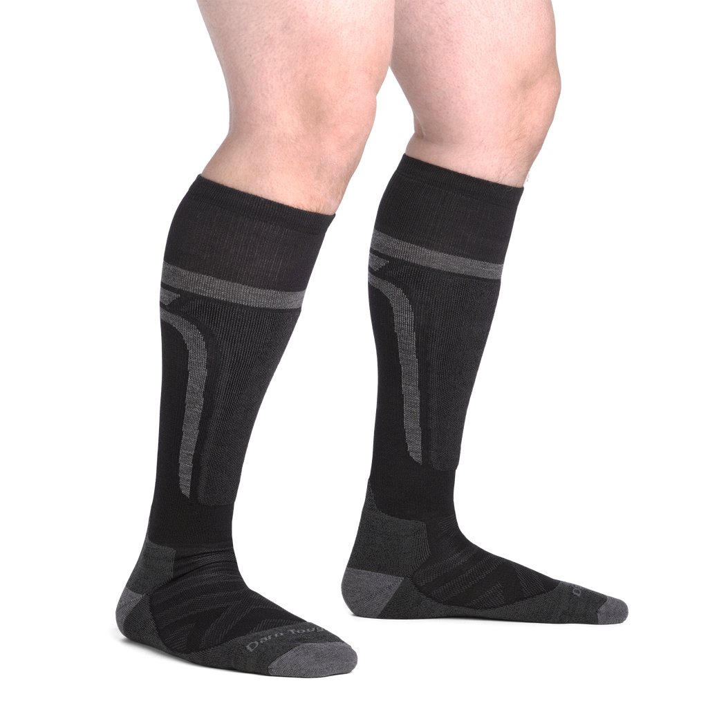 Men's Edge Over-the-Calf Midweight Ski & Snowboard Socks
