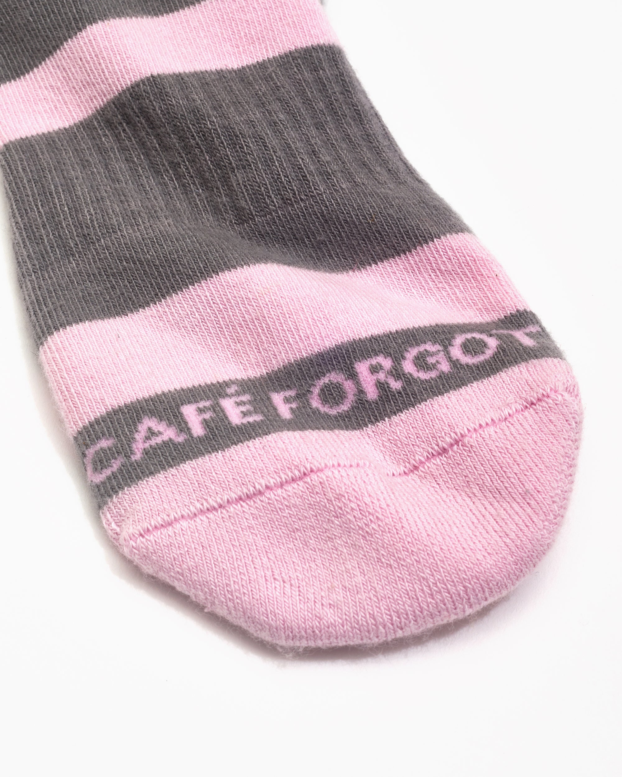 Cafe Forgot High Sock 2 Pack Stripes